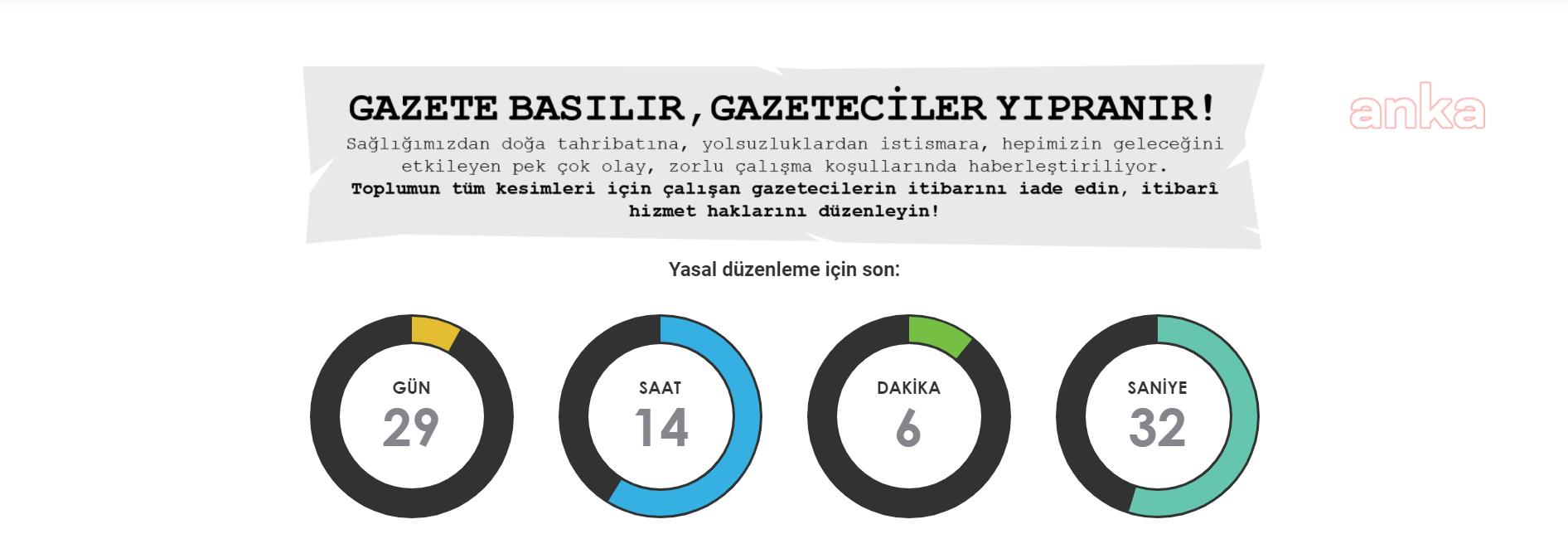 TGS'DEN HÜKÜMETE:  “GAZETECİLERİN İTİBARINI İADE EDİN, İTİBARİ HİZMET HAKLARINI DÜZENLEYİN”