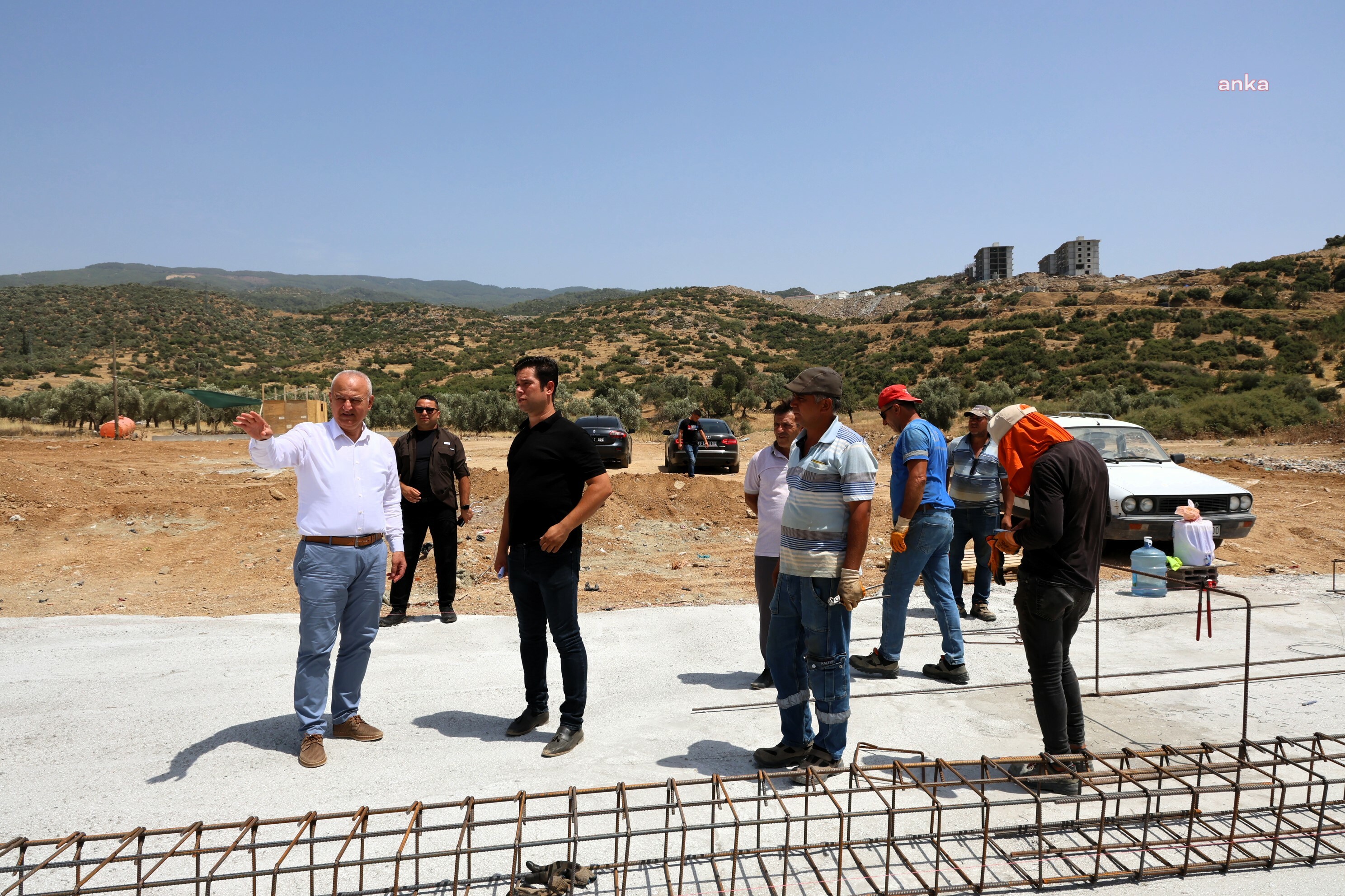 Çine Belediye Başkanı Kıvrak'tan proje alanında inceleme