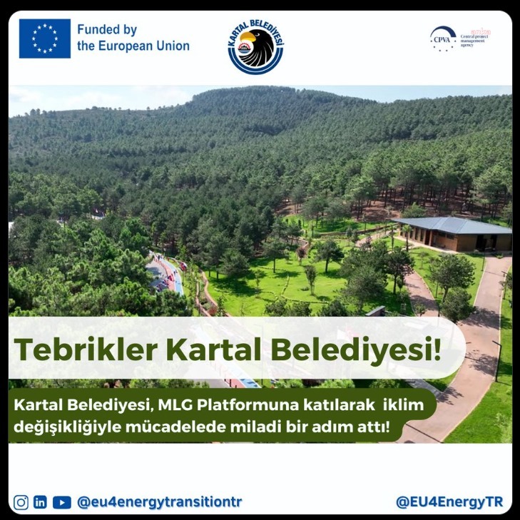 Kartal Belediyesi, AB'nin İklim Değişikliği ile Mücadele Platformu'na katıldı