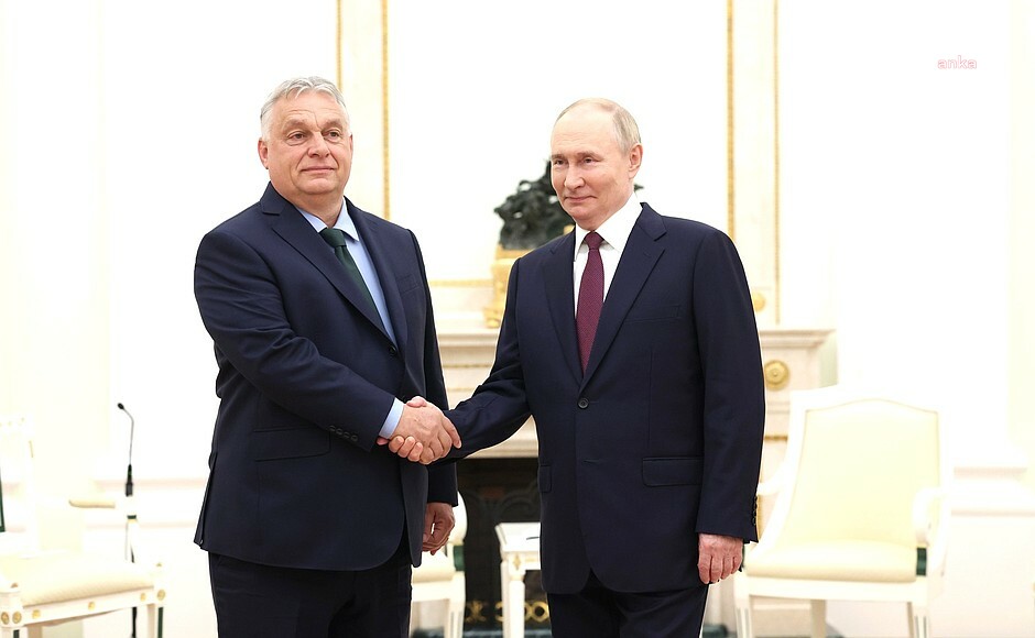 Putin, Orban’ı “AB dönem Başkanı” olarak karşıladı