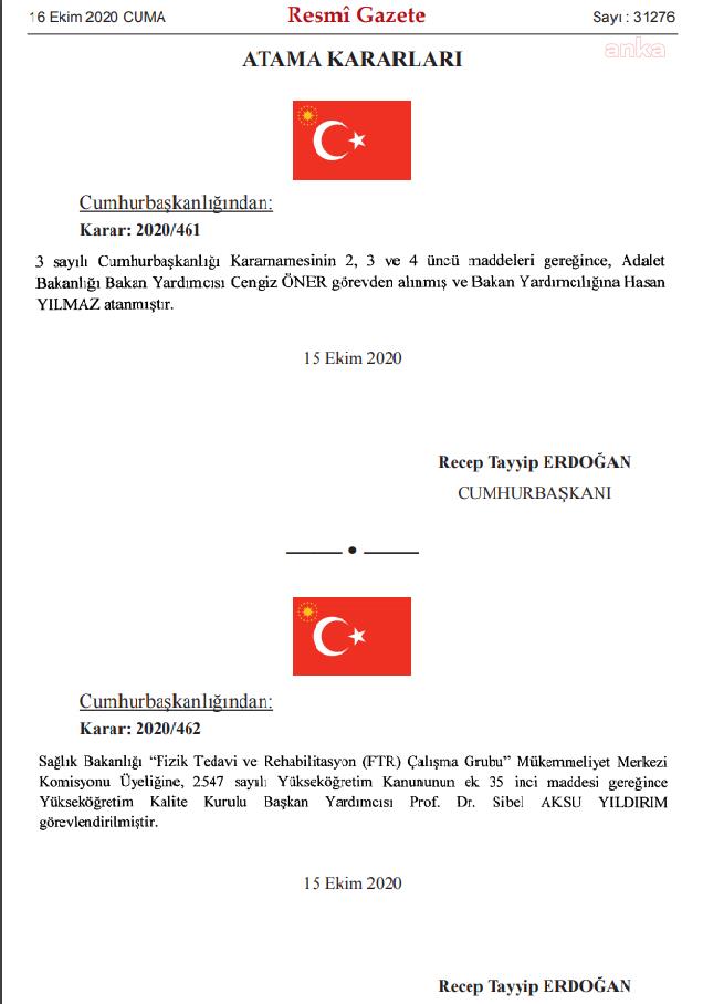 OSMAN KAVALA’NIN İDDİANAMESİNİ HAZIRLAYAN SAVCI, BAKAN YARDIMCILIĞINA ATANDI