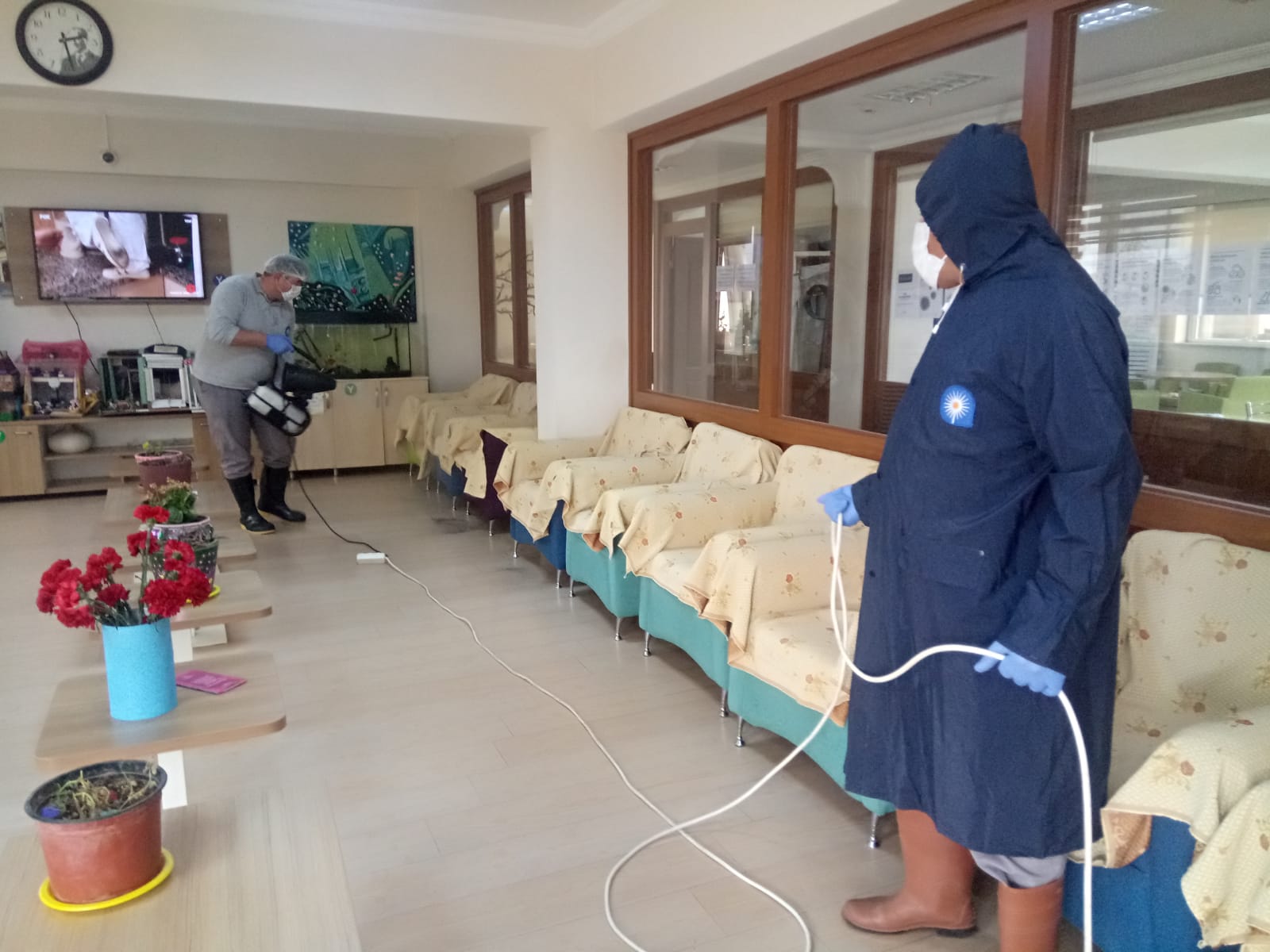ANTALYA BÜYÜKŞEHİR, HUZUREVİ'NDE ÖNLEMLERİ ARTTIRDI