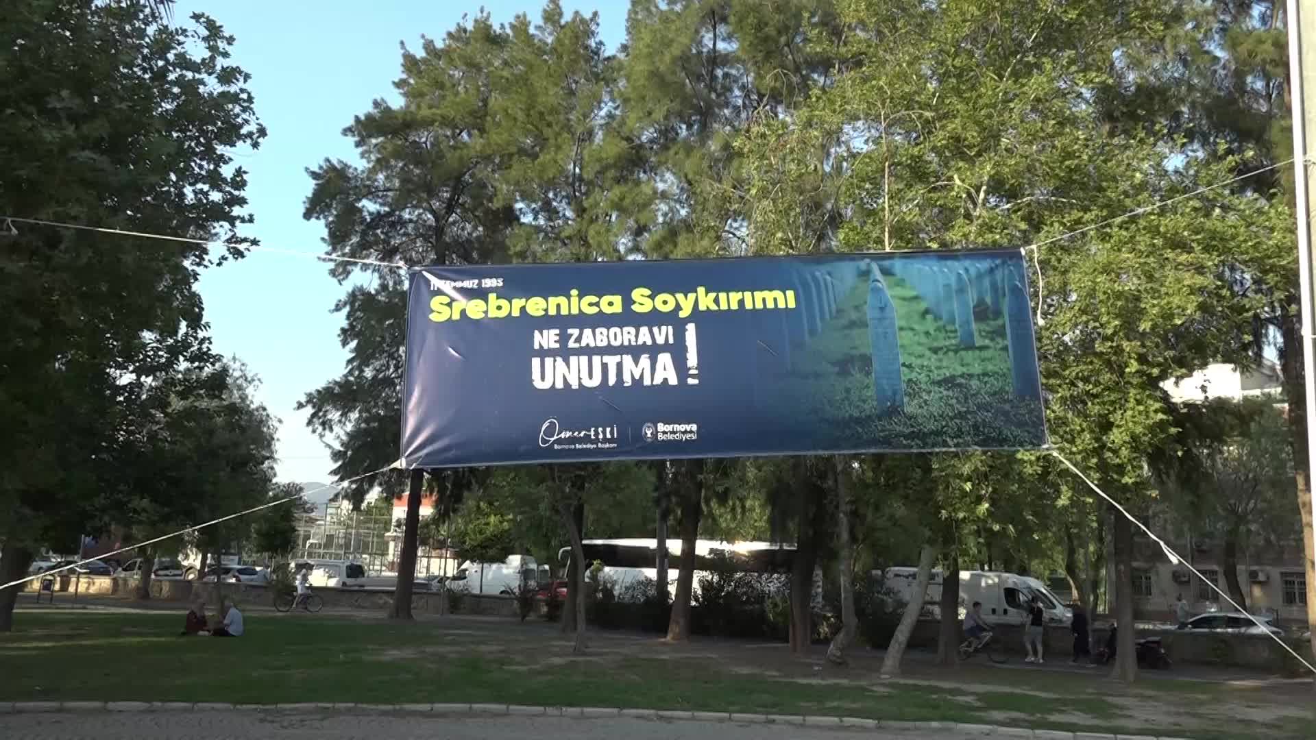 Bornova, Srebrenitsa Katliamı’nı unutmadı