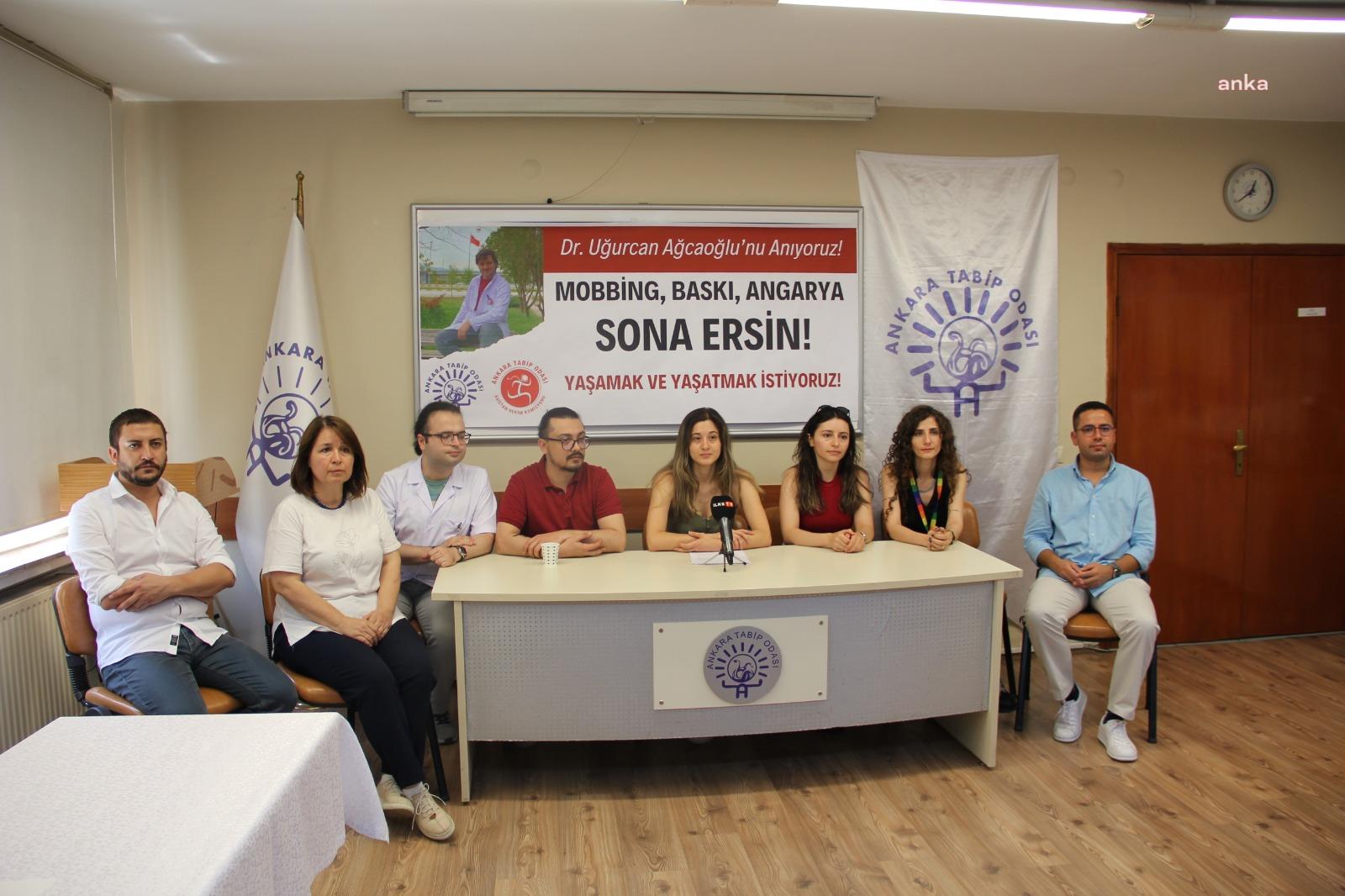 Ankara Tabip Odası Asistan Hekim Komisyonu: Asistan doktor Ağcaoğlu’nun intiharının arkasında mobbing olduğu söylentisi öfkemizi katbekat artırdı