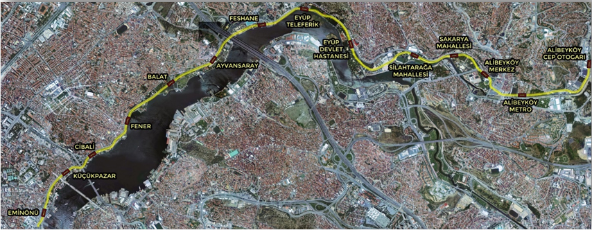 EMİNÖNÜ-ALİBEYKÖY TRAMVAY İNŞAATI ÇÖKMEYE RAĞMEN TAMAMLANIYOR