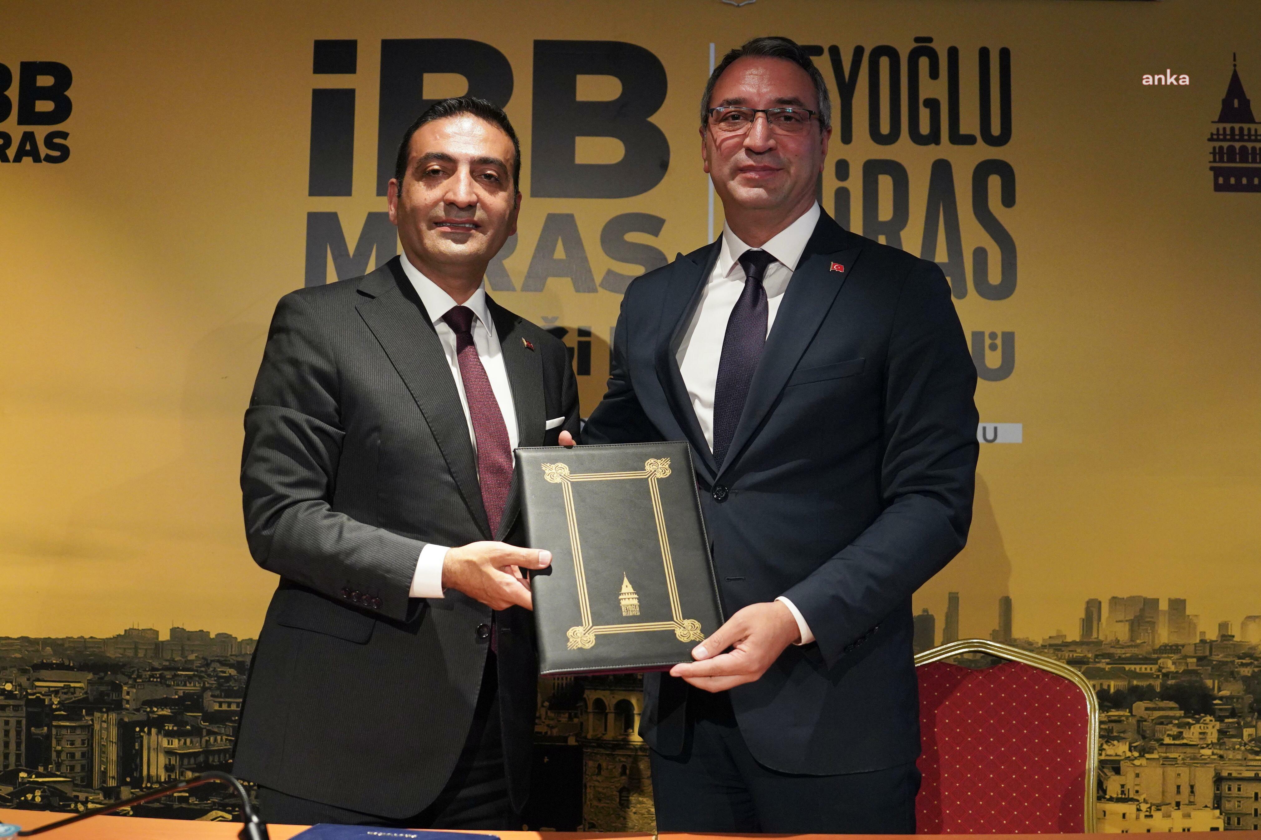 İstanbul Büyükşehir ile Beyoğlu Belediyeleri arasında “Miras İşbirliği Protokolü” imzalandı