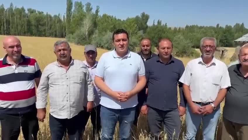 Ulaş Karasu doludan etkilenen arazileri ziyaret etti: Mağduriyetleri giderilmezse çiftçilerimiz bir daha tarlalarını ekemeyecek