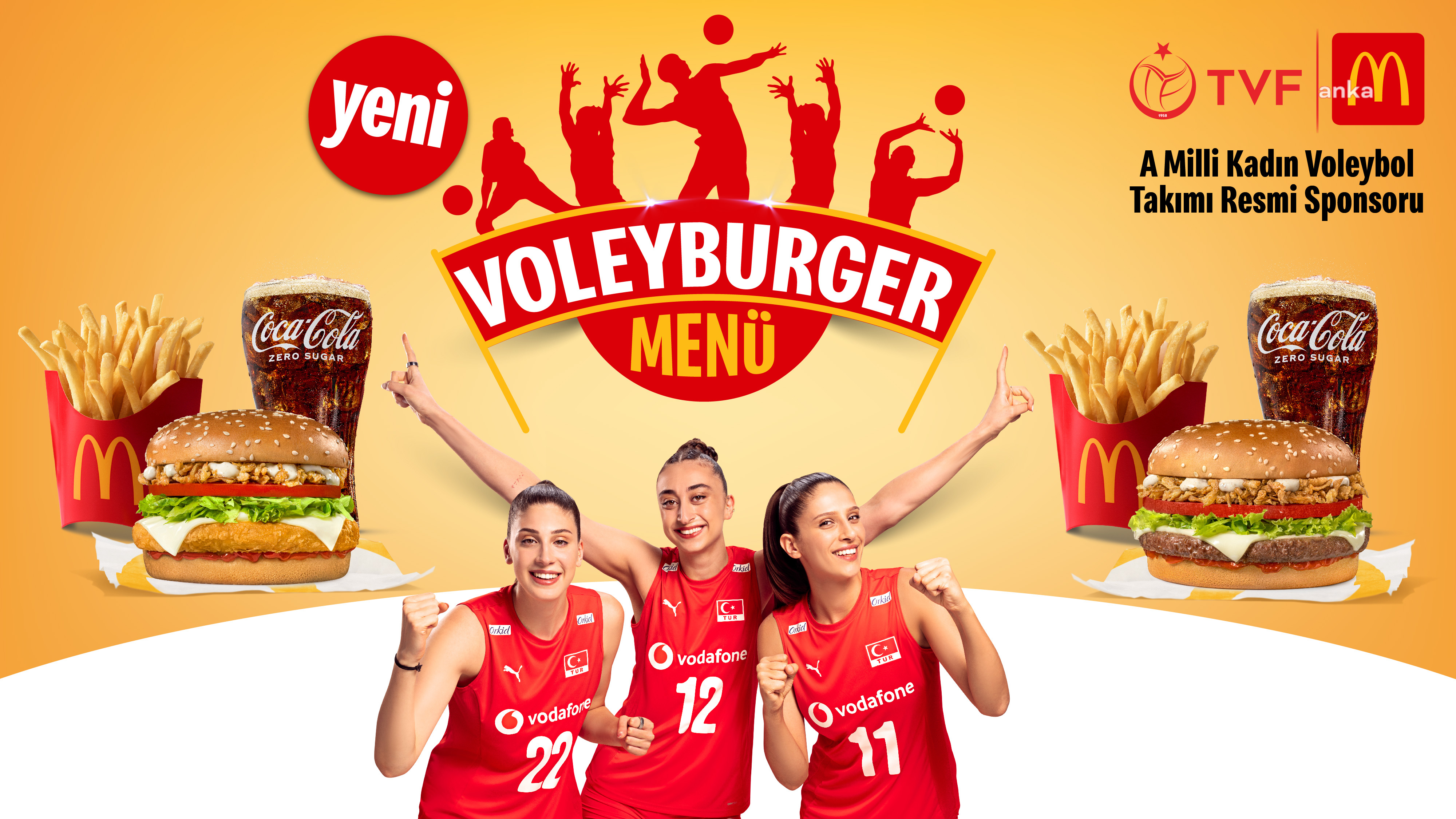 Filenin Sultanları’nın tercihiyle, McDonald's Türkiye’den "Voleyburger"