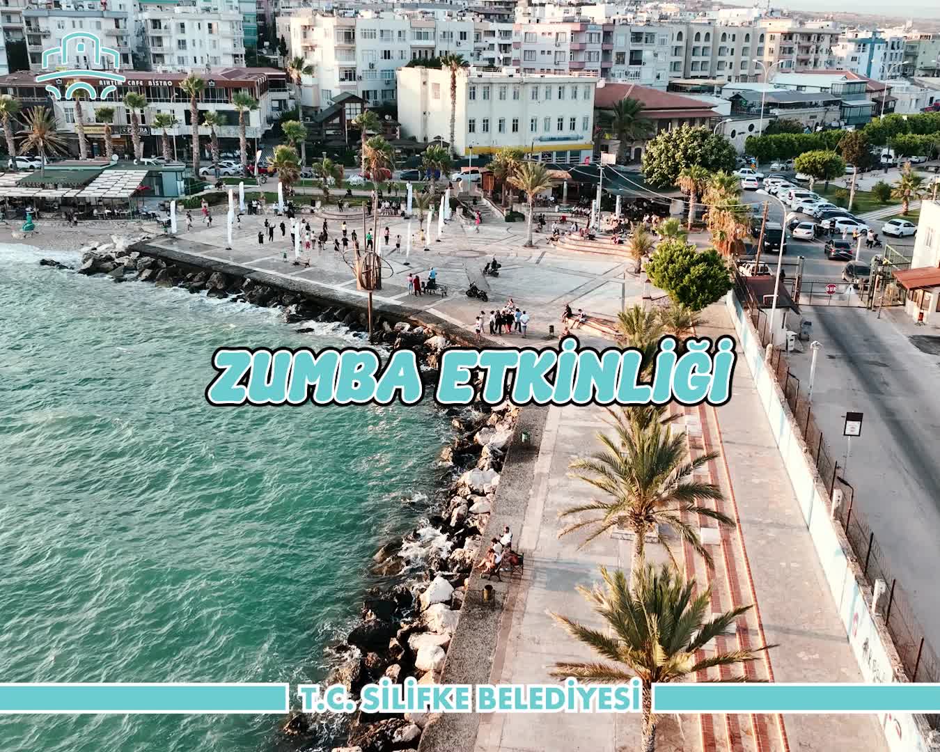 Silifke Belediyesi’nden sahilde zumba etkinliği