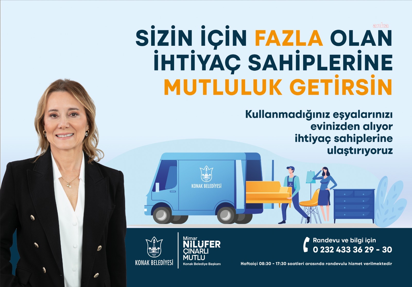 Konak Belediyesi "İkinci El Eşya Hattı" kurdu