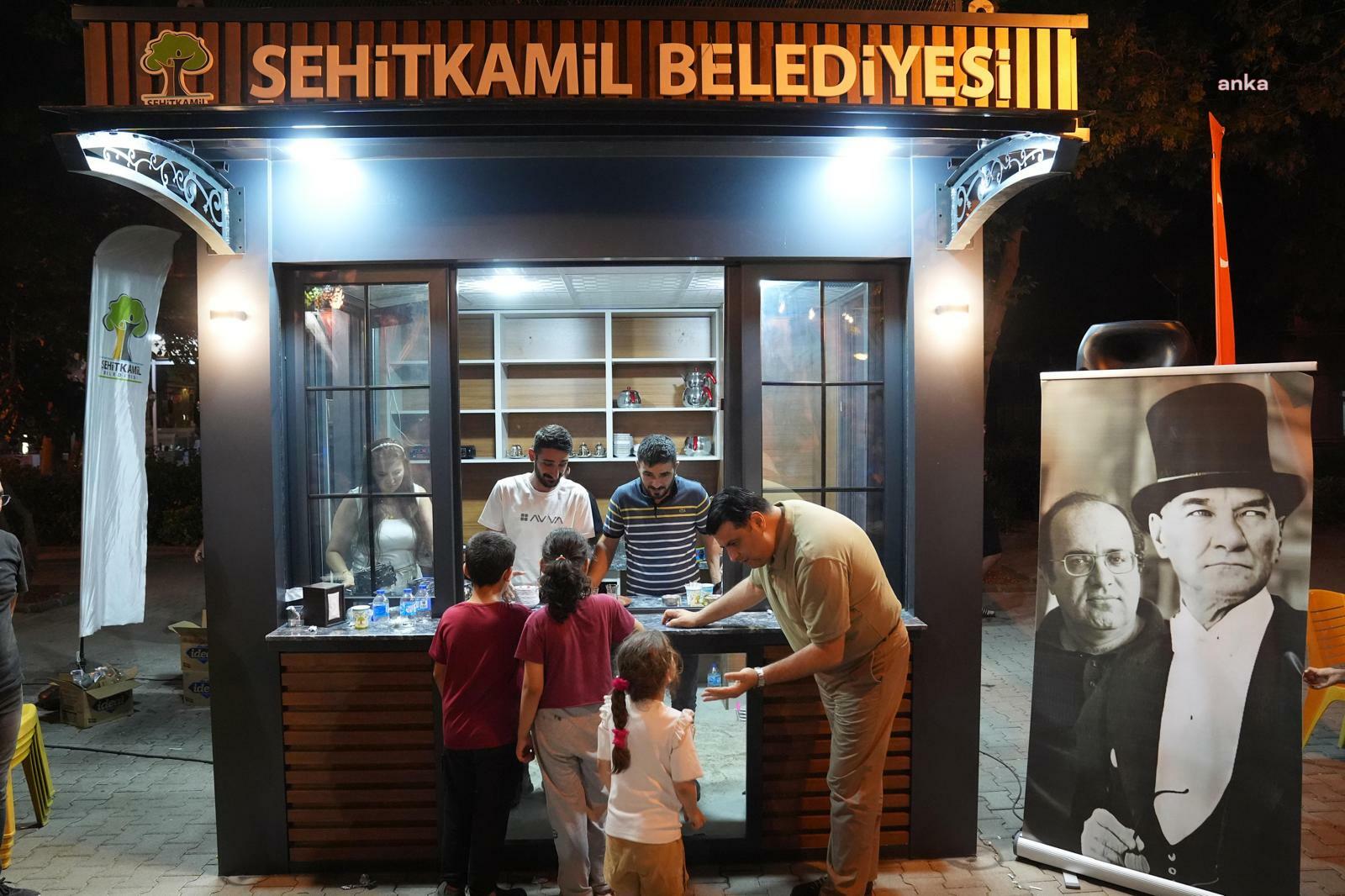 Şehitkamil Belediyesi, ilçedeki ilk çay bahçesinin açılışını yaptı