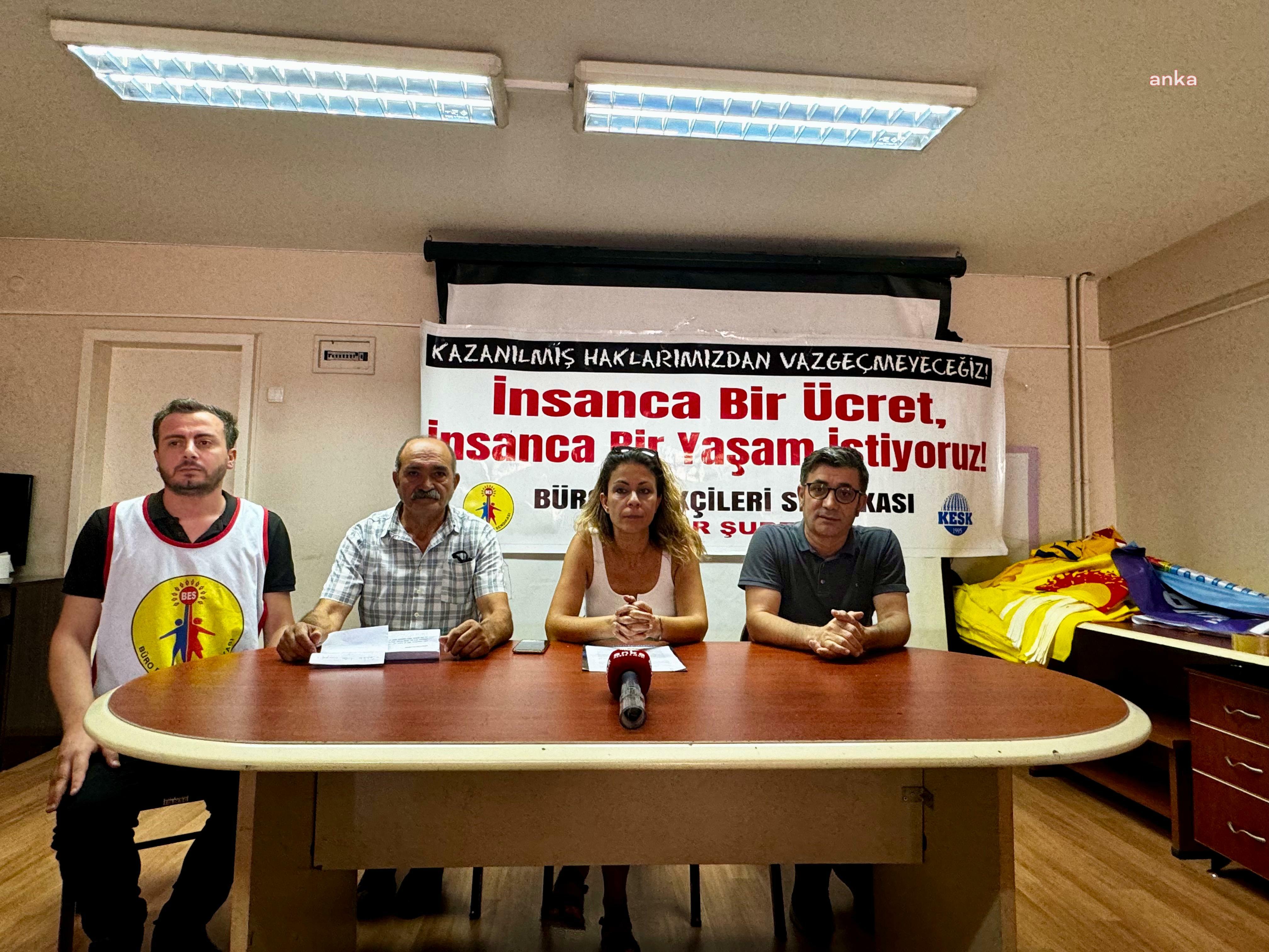 İzmir'de kamu emekçilerinden hükümete tepki: Enflasyon farkı zam değildir