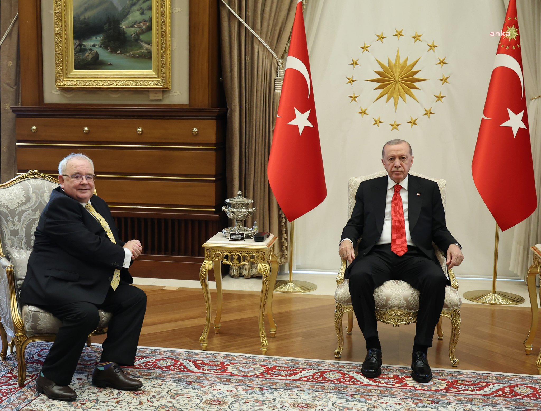 Cumhurbaşkanı Erdoğan, İrlanda Meclis Başkanı Fearghail’i kabul etti