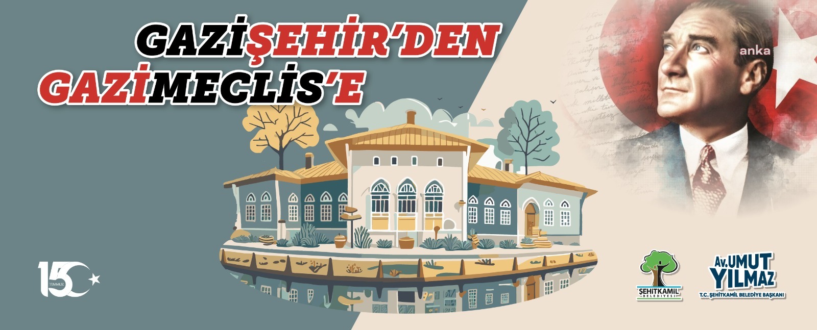 Şehitkamil Belediyesi'nden gençler için “Gazişehir’den Gazimeclis’e” projesi