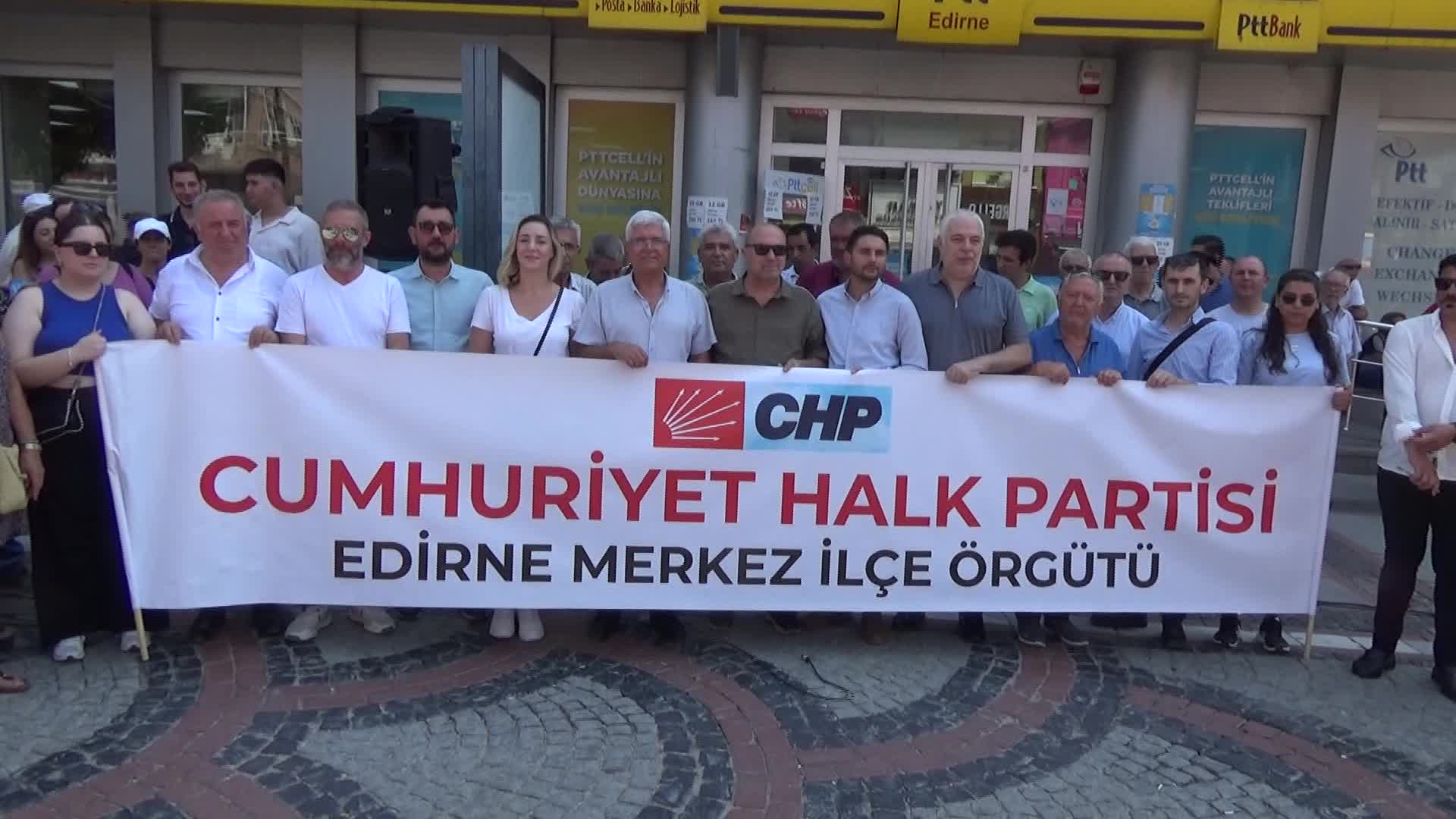 CHP'den Edirne’de 'Türkiye Yüzyılı Maarif Modeli'ne karşı çıkıyoruz' eylemi