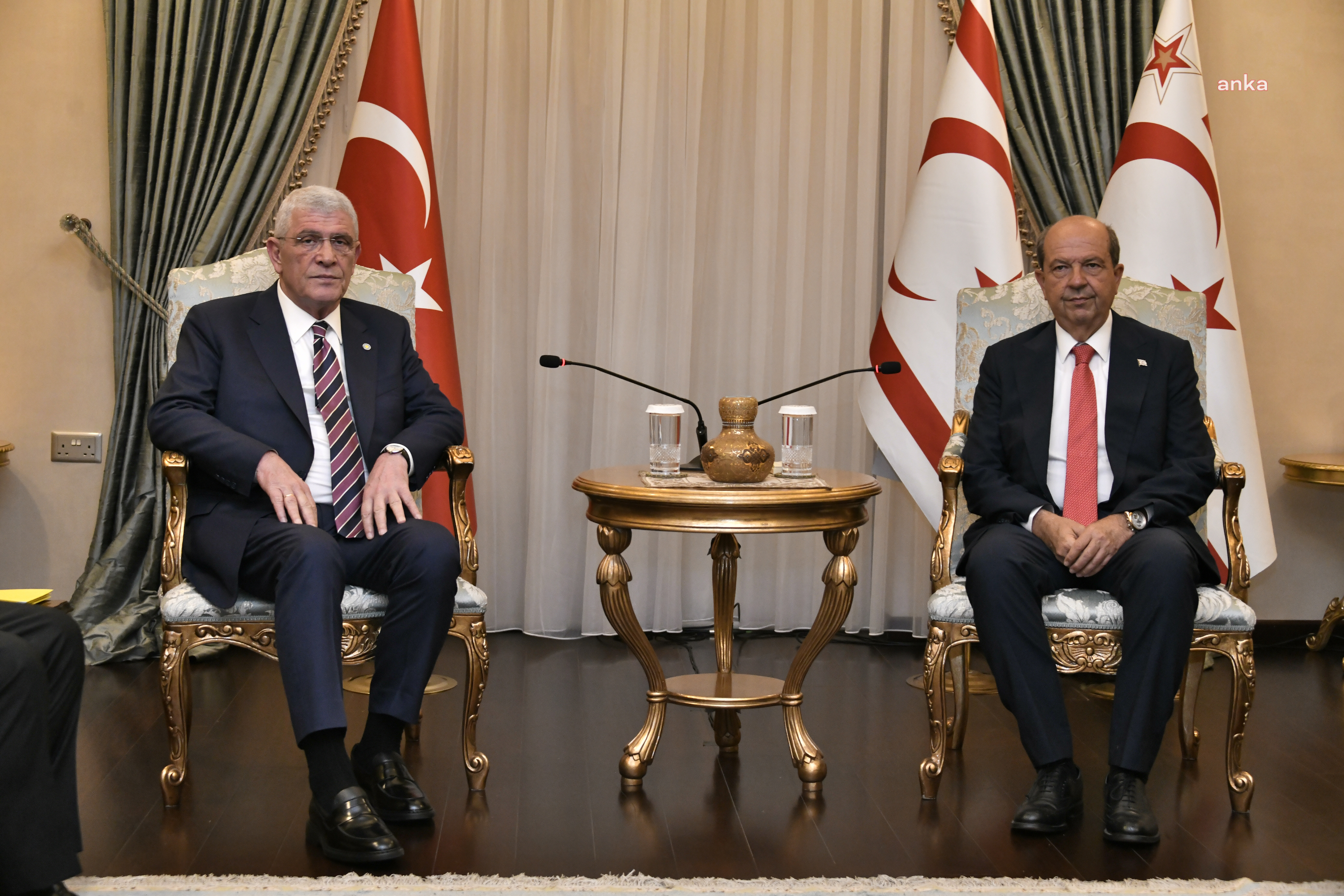 KKTC Cumhurbaşkanı Tatar, İYİ Parti Genel Başkanı Dervişoğlu'nu kabul etti