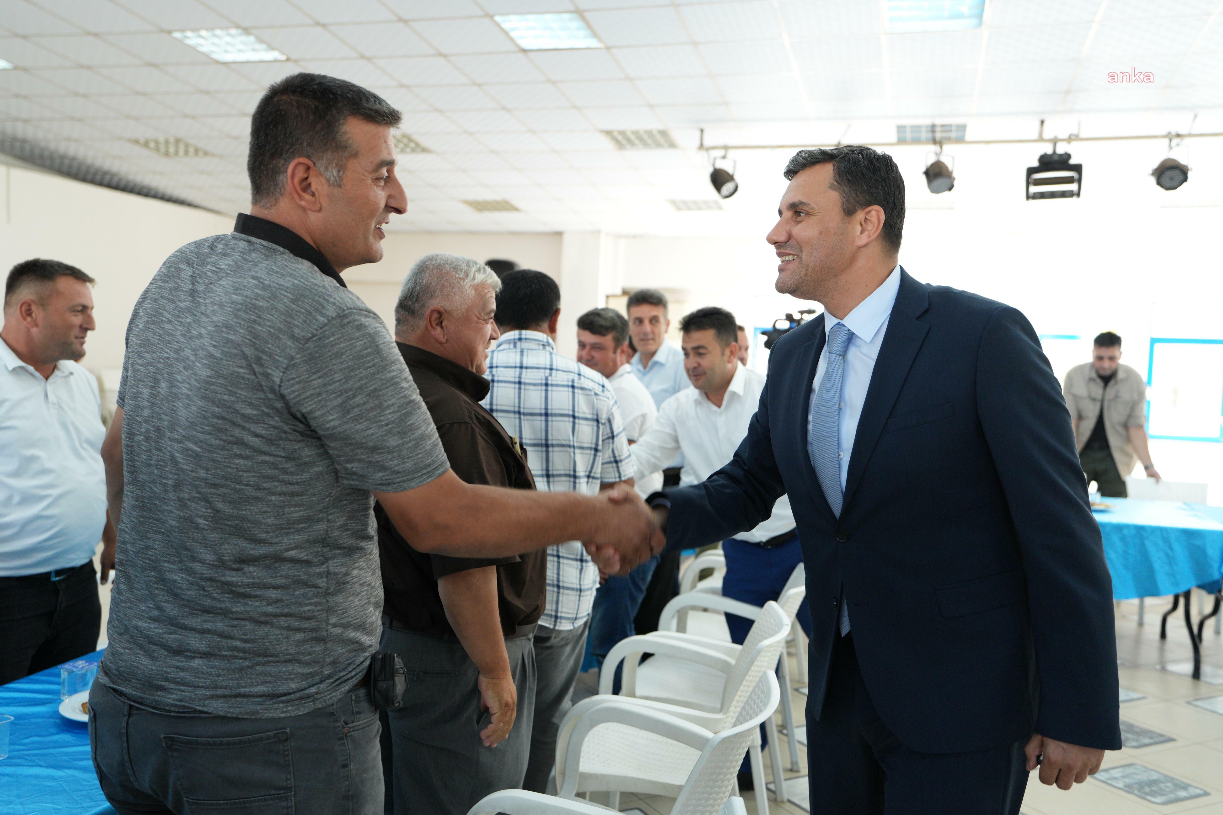 Manisa Büyükşehir Belediye Başkanı Zeyrek, Kırkağaç'ta muhtarlarla buluştu