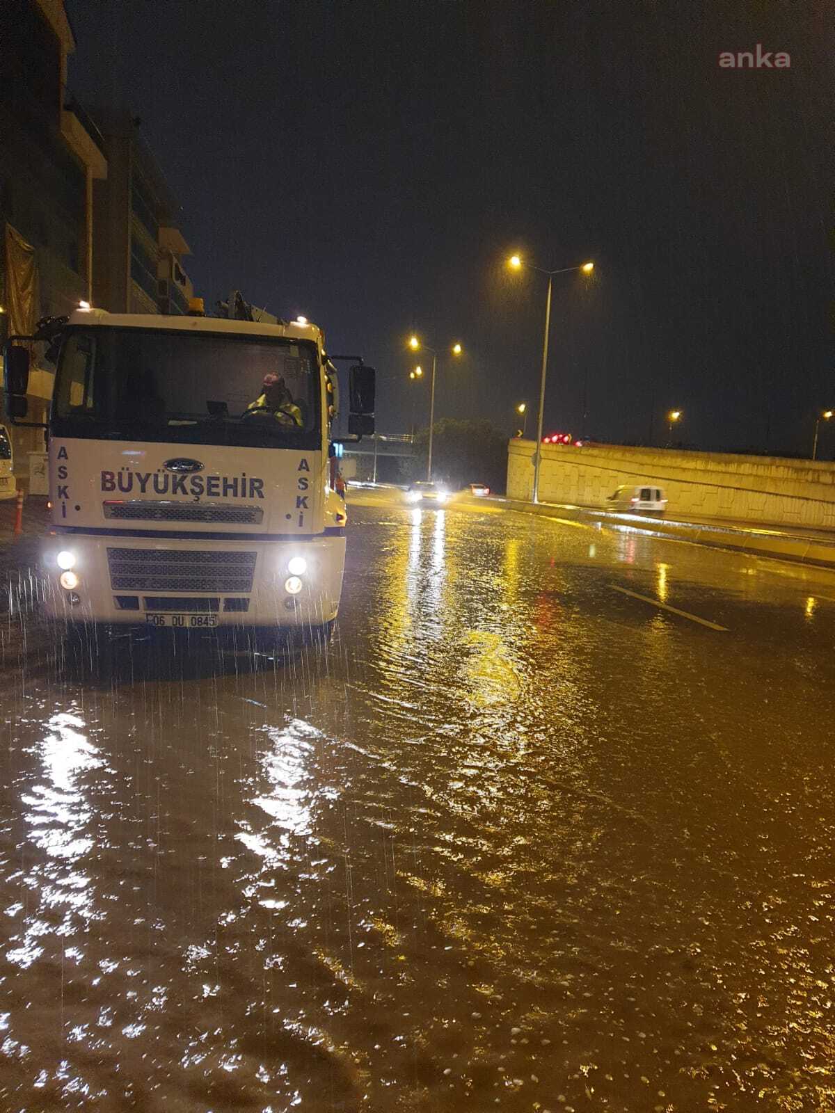 ANKARA BÜYÜKŞEHİR BELEDİYESİ: “SEL BASKINLARINA KARŞI 7/24 NÖBETTEYİZ”