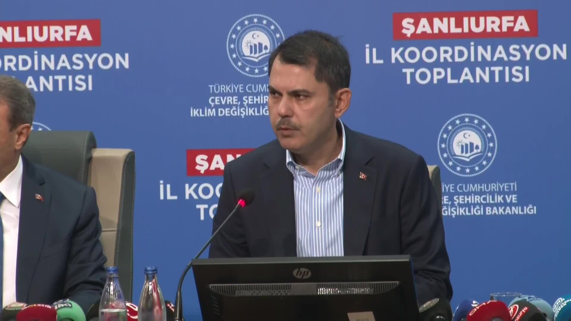 Murat Kurum: "Şanlıurfa'nın Haliliye ilçesinde 25-30 bin konutluk bir uydu kent planlıyoruz"