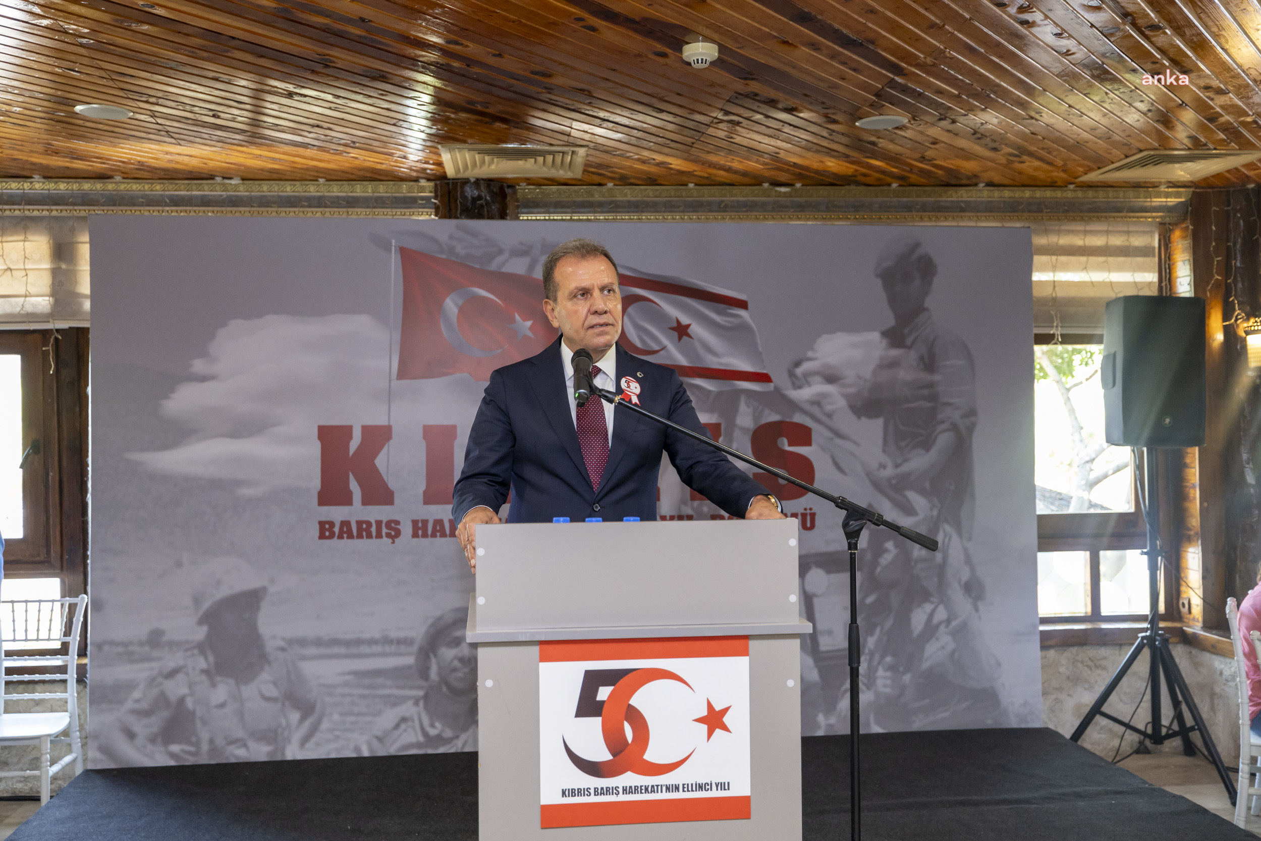 Mersin Büyükşehir Belediyesi, Kıbrıs Barış Harekatı'nın 50'nci yılı dolayısıyla yemek programı düzenledi