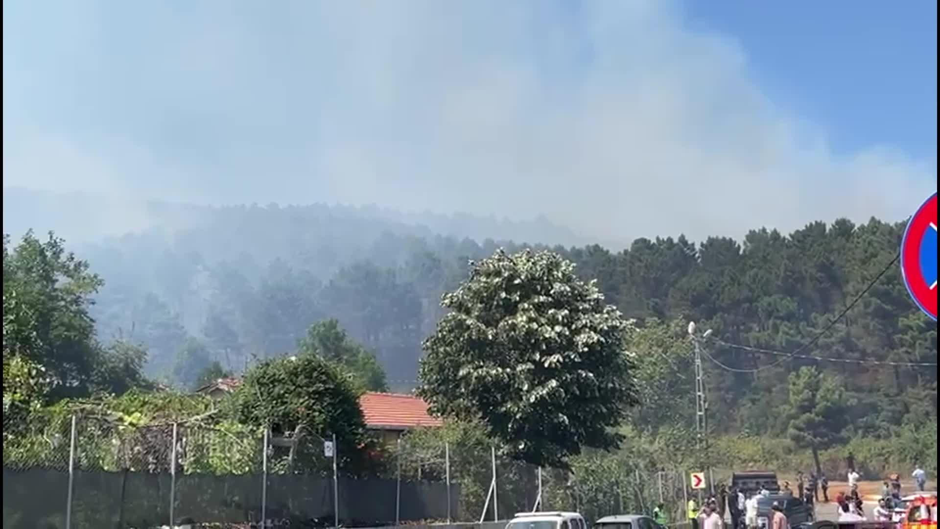 İstanbul'da Aydos Ormanı'nda yangın çıktı