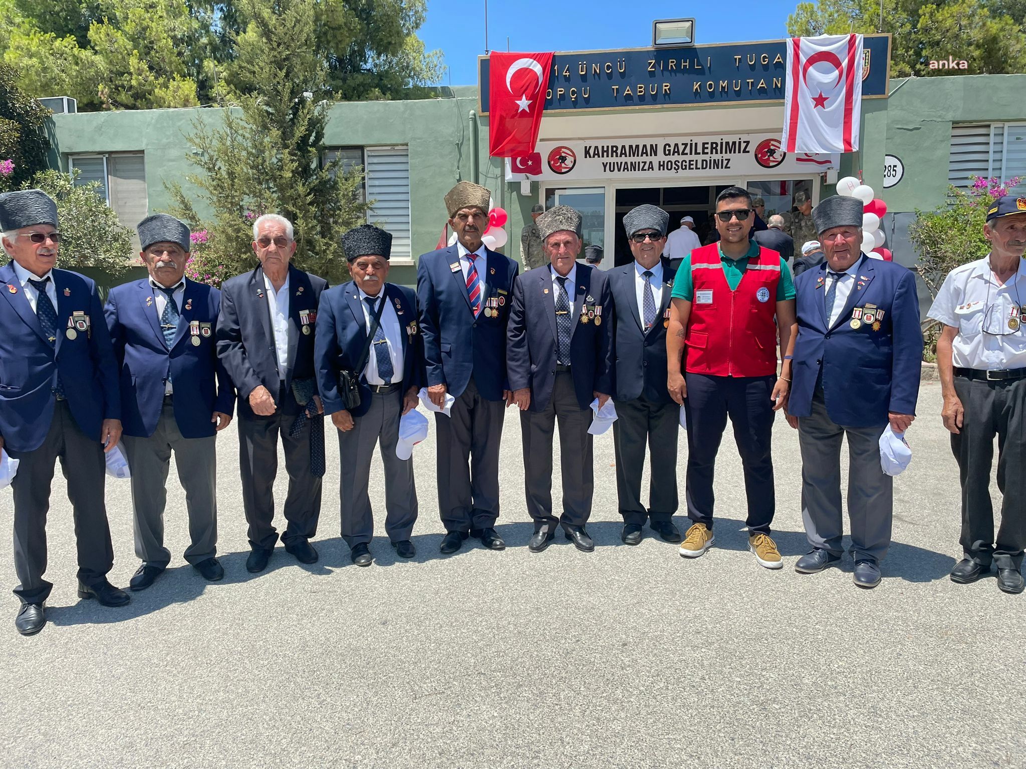 Muğlalı Kıbrıs gazilerinden harekatın 50. yıl dönümünde Ada'ya ziyaret