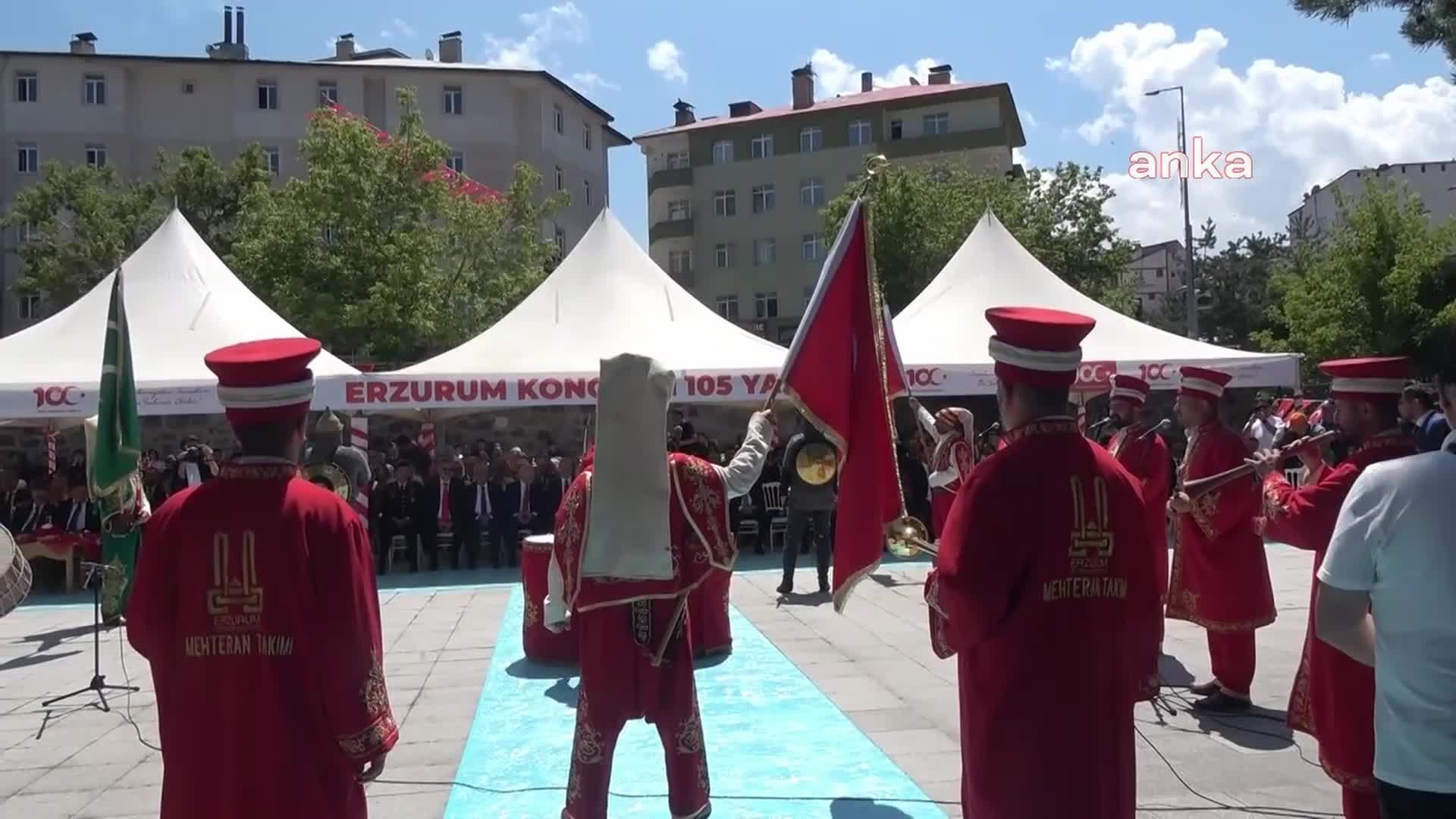 Erzurum Kongresi'nin 105. yıl dönümü törenle kutlandı