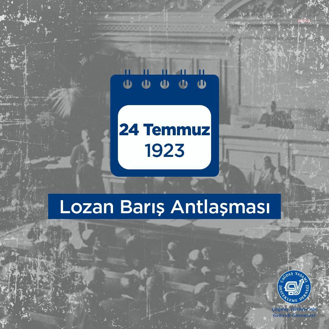 ÇYDD: Ulusal bağımsızlığımızı emperyalist devletlere kabul ettiren Lozan'ın 101. yılında, ebedi önderimiz Atatürk ve İnönü’yü saygıyla anıyoruz