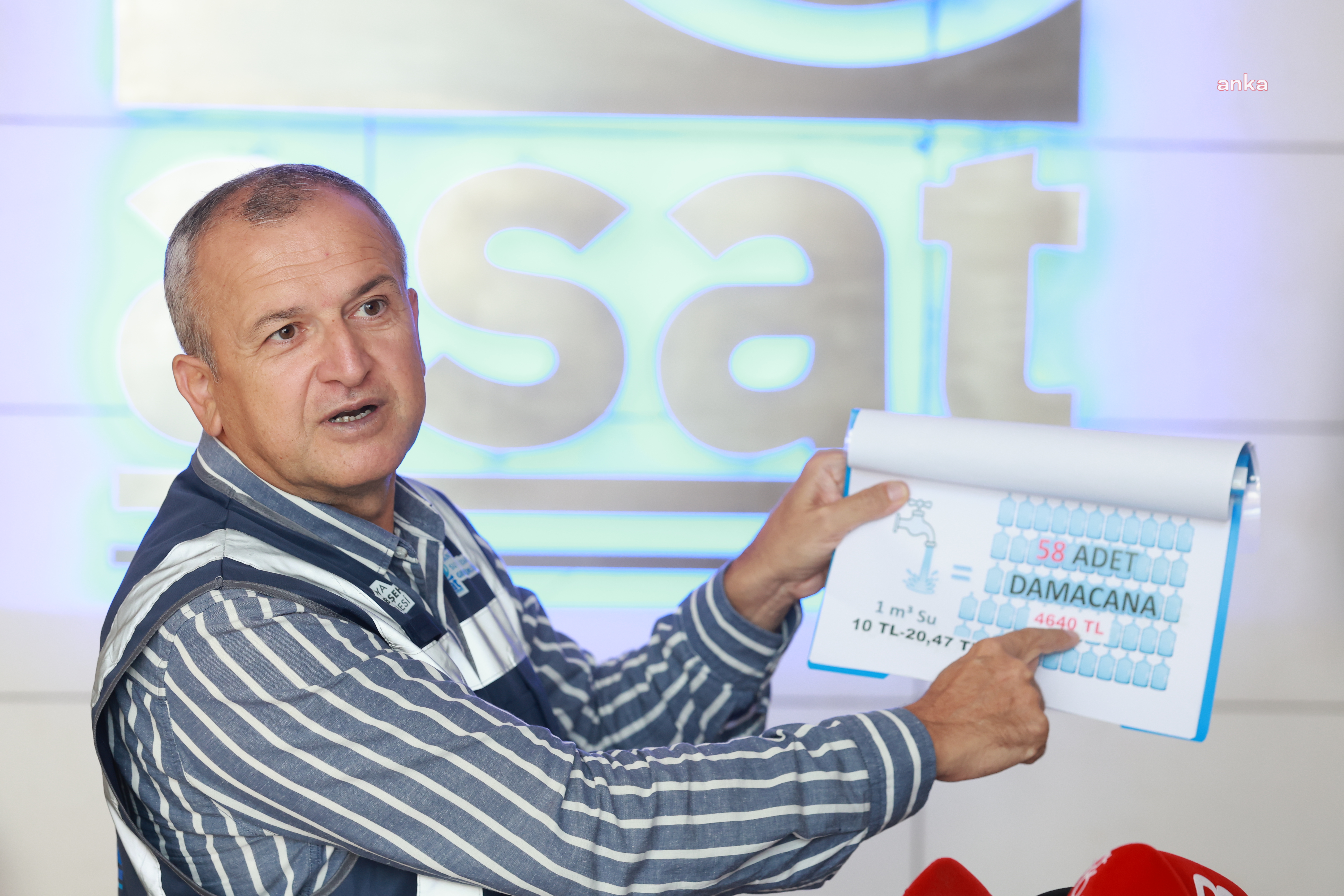 Antalya Büyükşehir Belediyesi ASAT Genel Müdürü Kurt: “Suya yüzde 446 zam söz konusu değildir”