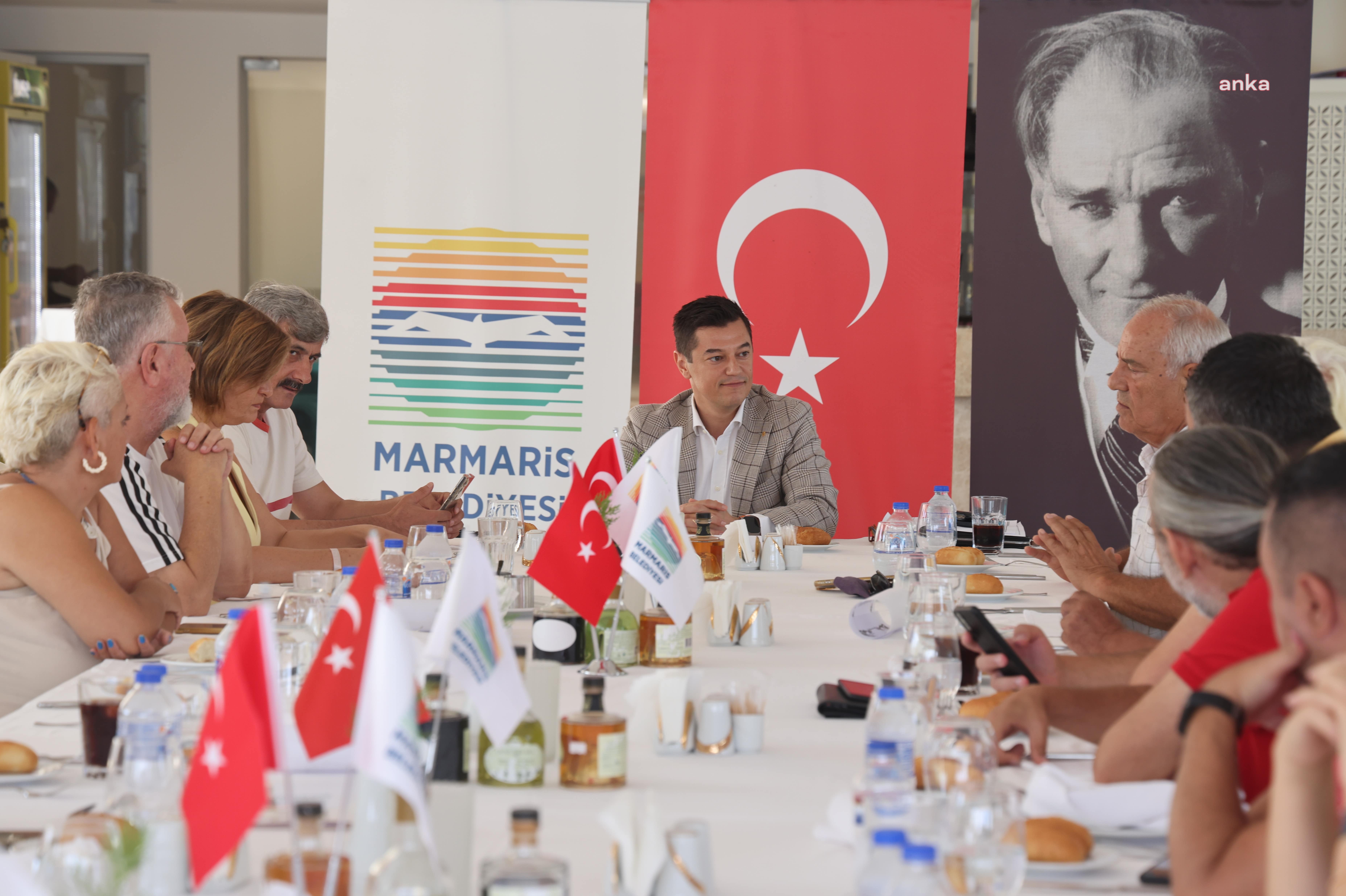 Marmaris Belediye Başkanı Ünlü, gazetecileri ağırladı