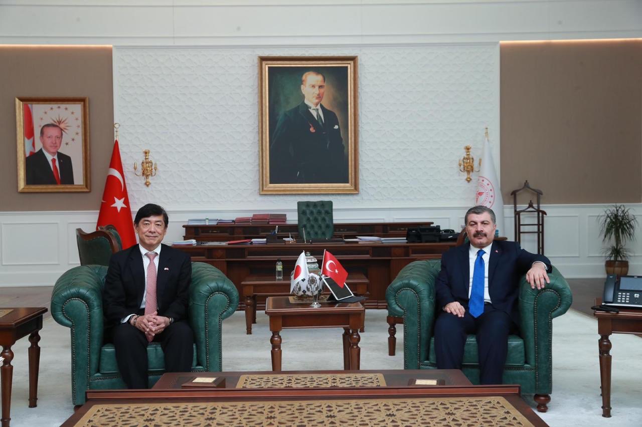 KOCA İLE JAPONYA BÜYÜKELÇİSİ BULUŞTU