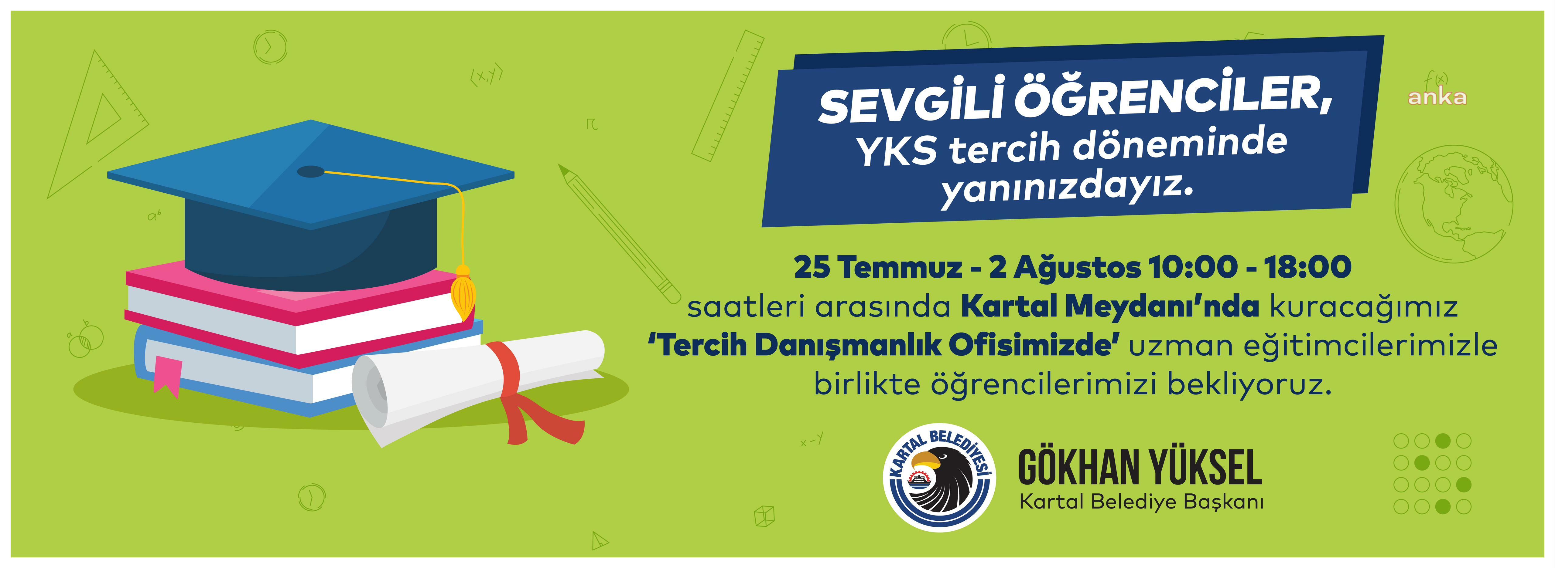 Kartal Belediyesi’nden öğrencilere YKS tercih danışmanlığı