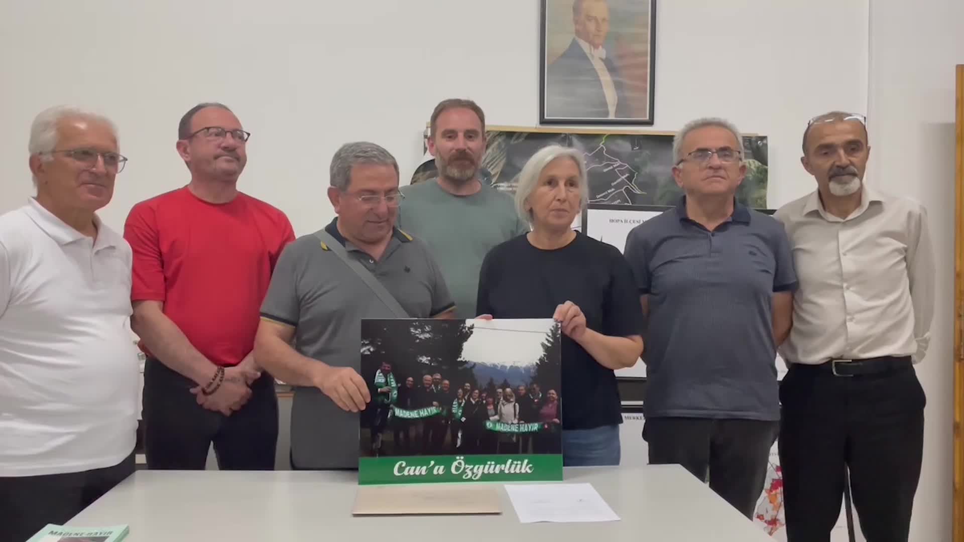 Yeşil Artvin Derneği'nde Can Atalay’a mektup: "Özgürlüğüne kavuştuğunda Cerattepe'de söylenen her özgürlük türküsünün bir dizesinde sen de olacaksın"