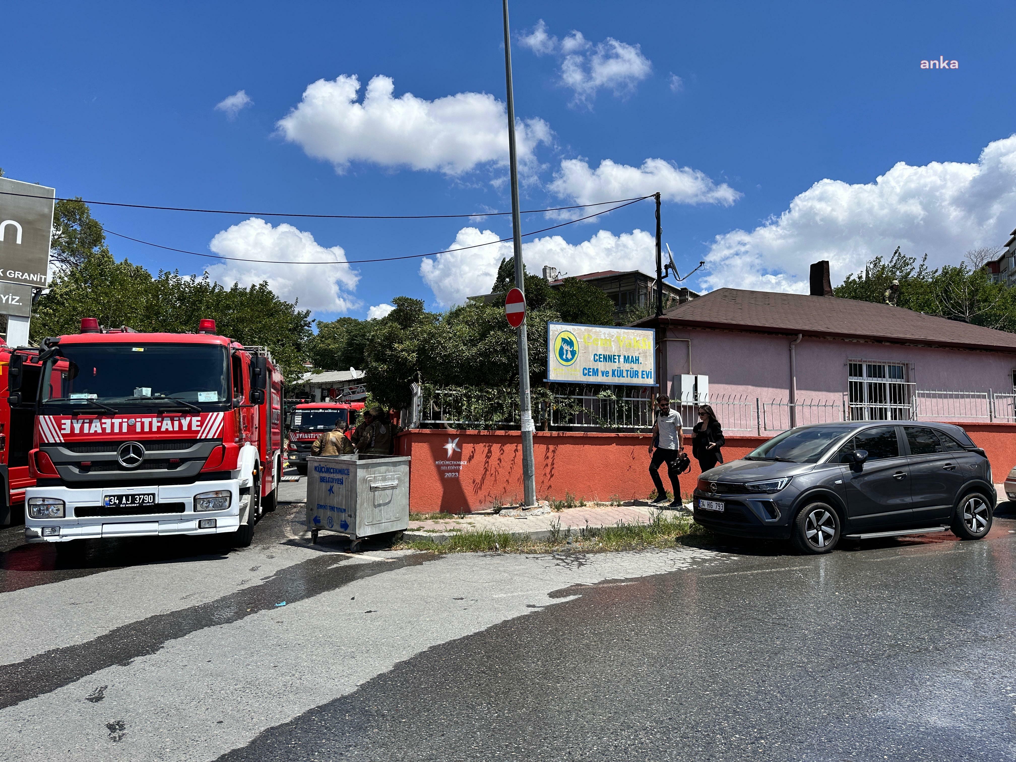 İstanbul'da cemevinde çıkan yangın söndürüldü