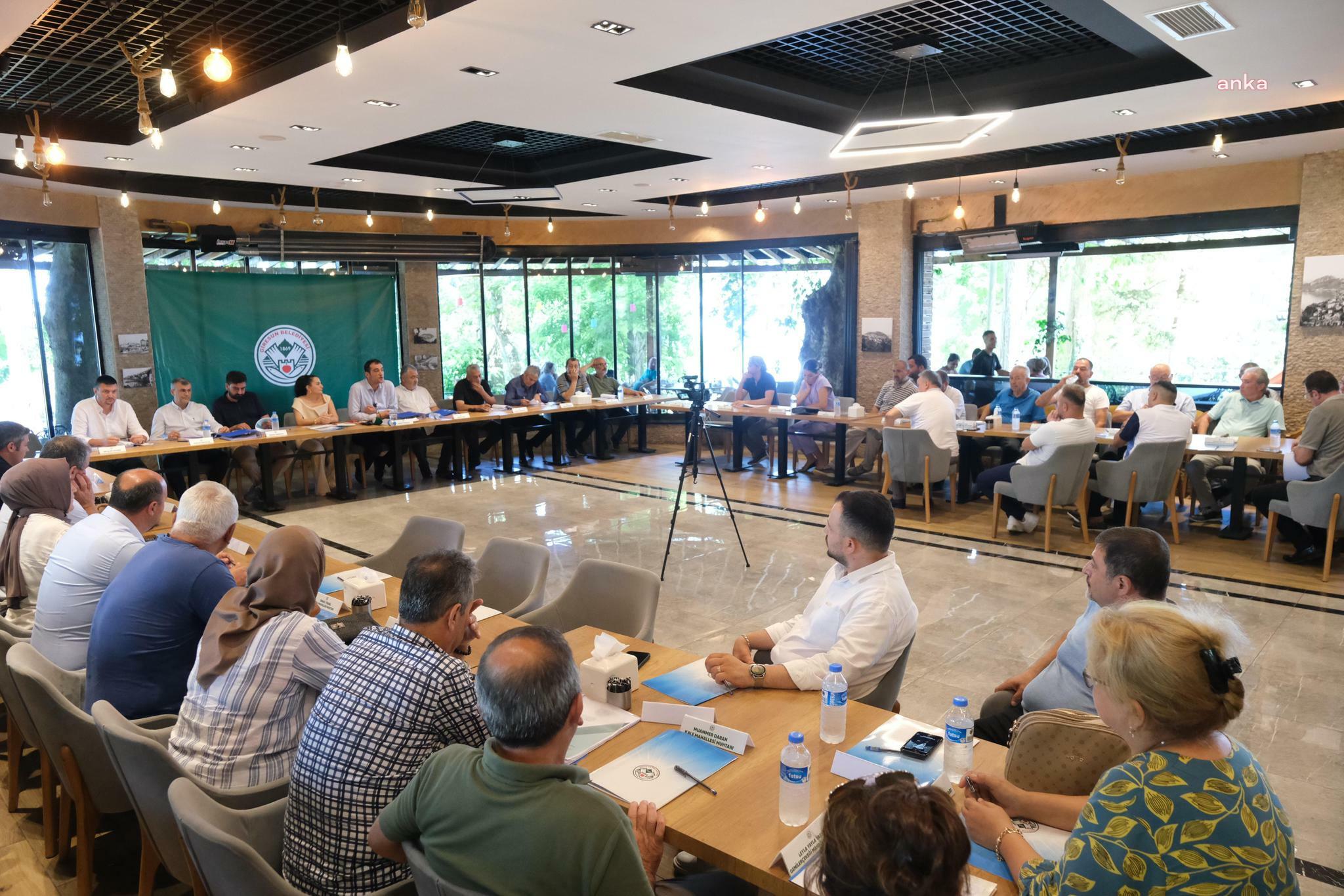 Giresun Belediye Başkanı Köse, Muhtarlar Meclisi'nin ilk toplantısına katıldı