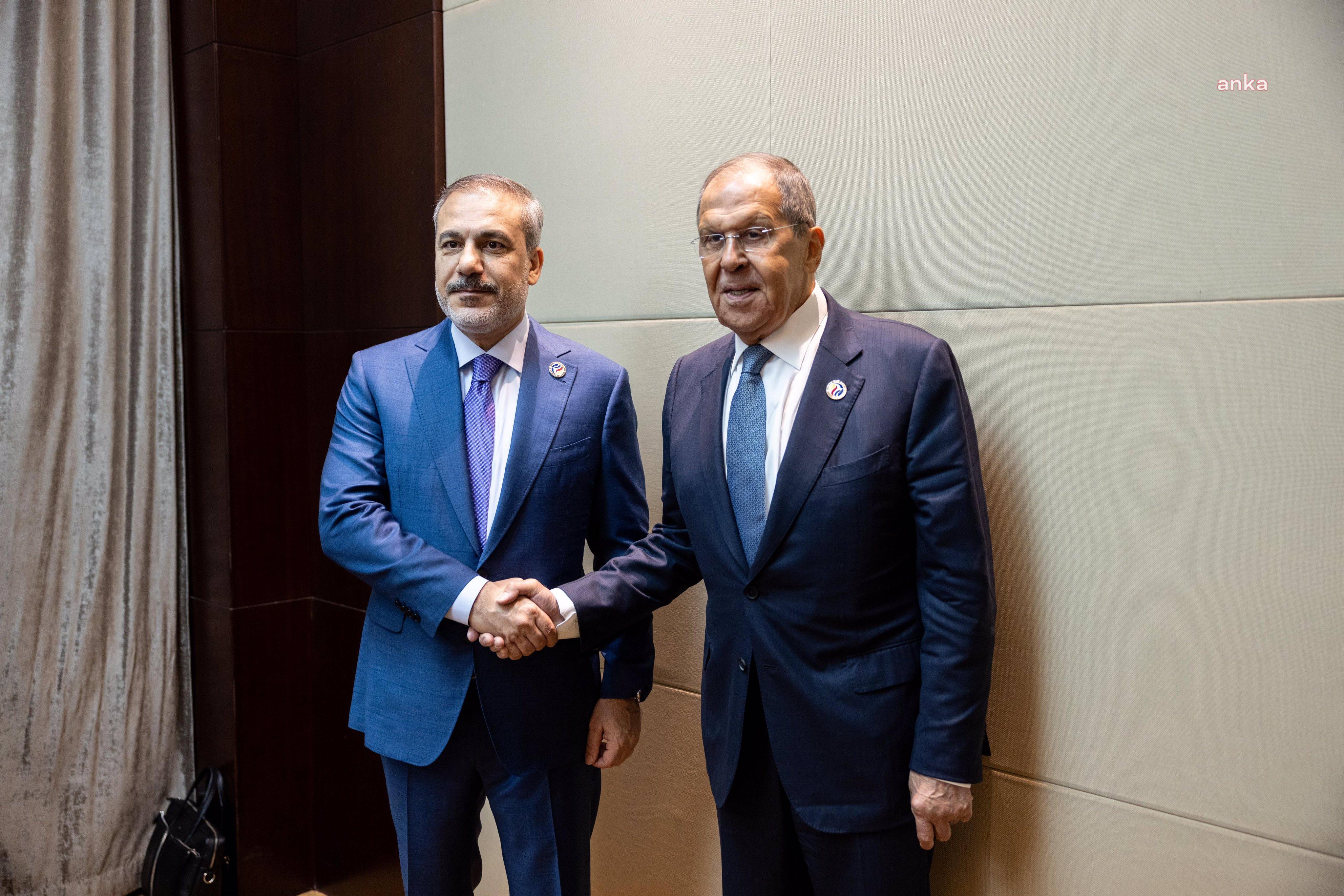 Dışişleri Bakanı Fidan, Viyentiyan'da Rusya Dışişleri Bakanı Lavrov ile görüştü