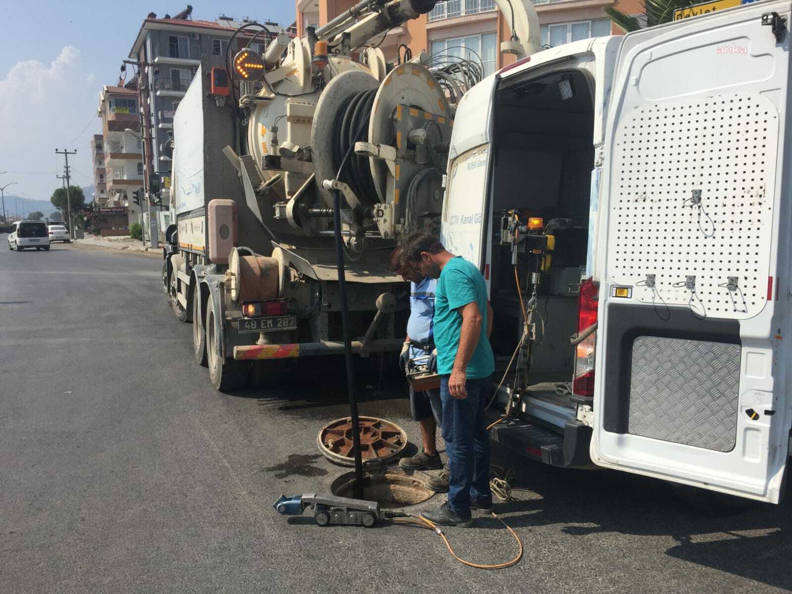 MUSKİ’nin "köstebek" adlı robot kamerası Muğla’yı tarıyor