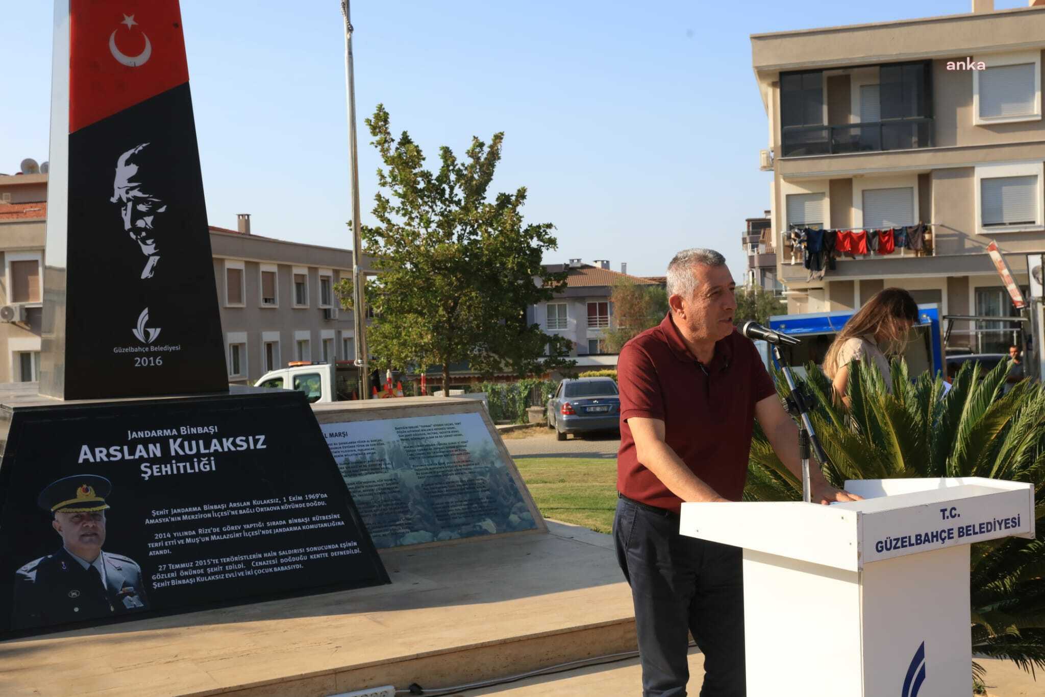 Şehit Arslan Kulaksız Güzelbahçe'de anıldı