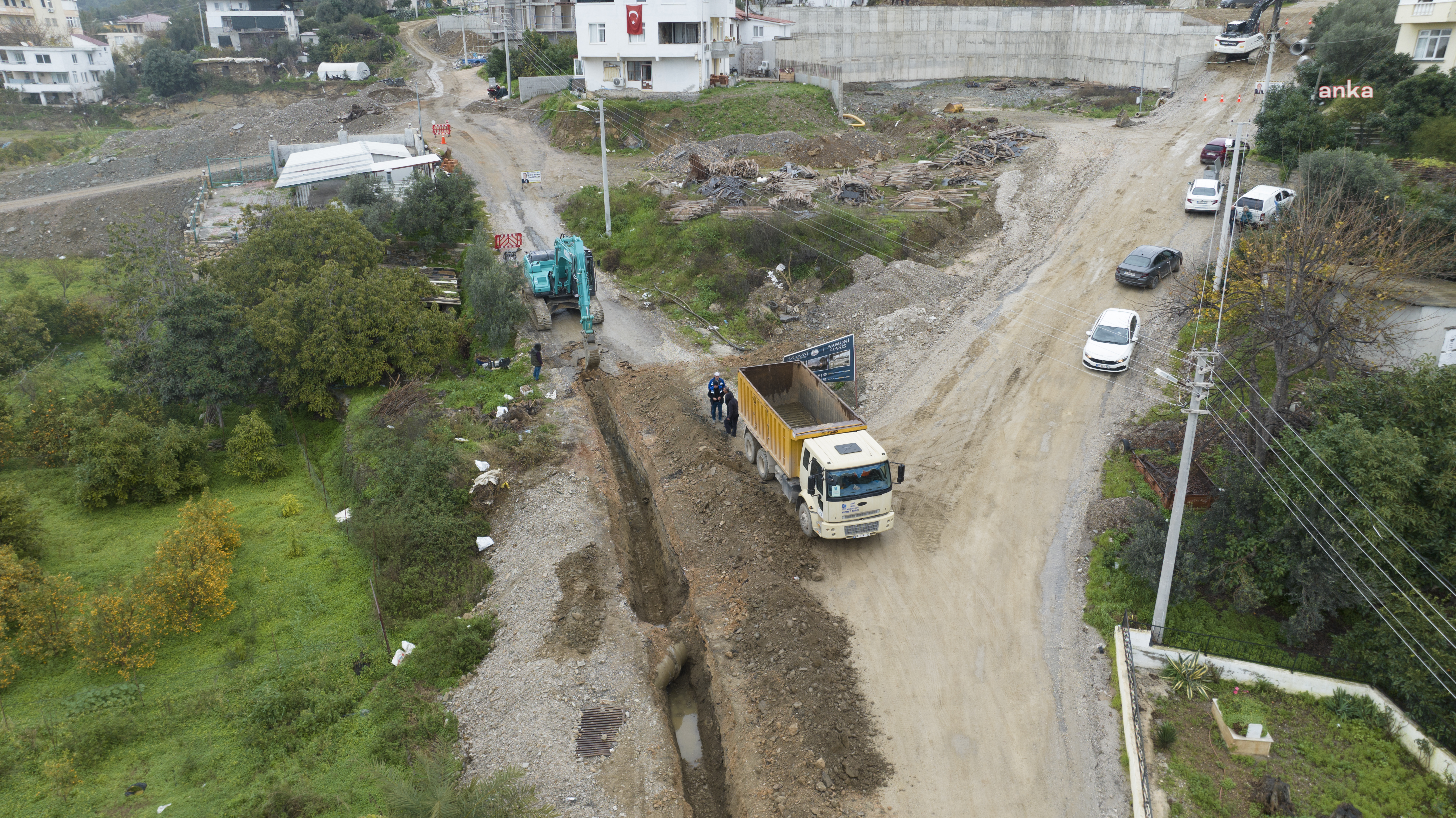 Antalya Büyükşehir Belediyesi, Alanya’nın altyapısını güçlendiriyor