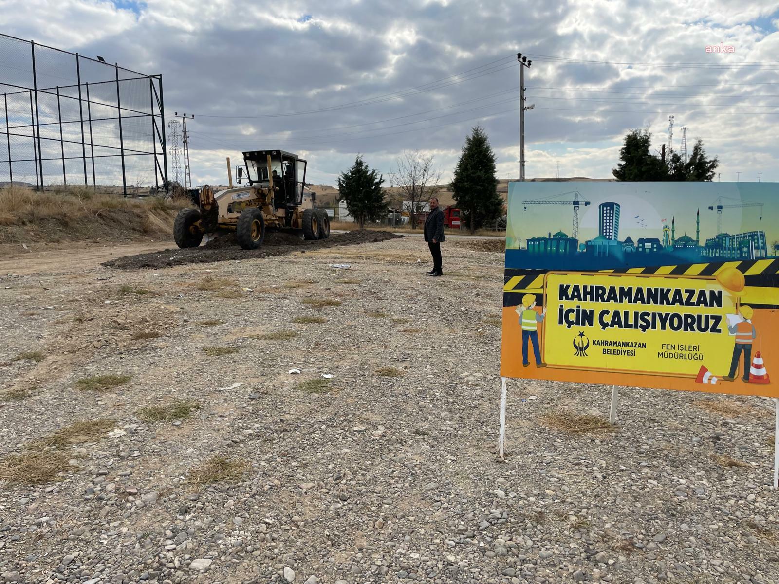 Kahramankazan Belediyesi Fen İşleri Müdürlüğü’nden yoğun mesai