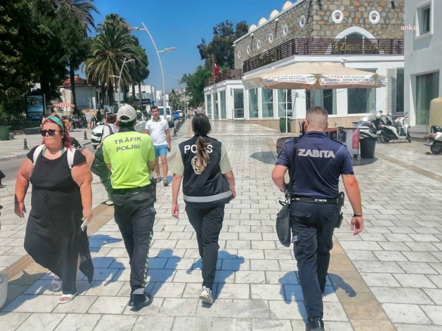 Bodrum'da polis ve zabıta ekiplerinden ortak uygulama