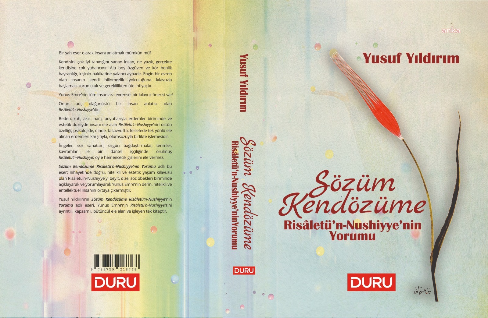 Sözüm Kendözüme Risâletü’n-Nushiyye’nin Yorumu, Duru Gıda Yayınları’ndan çıktı
