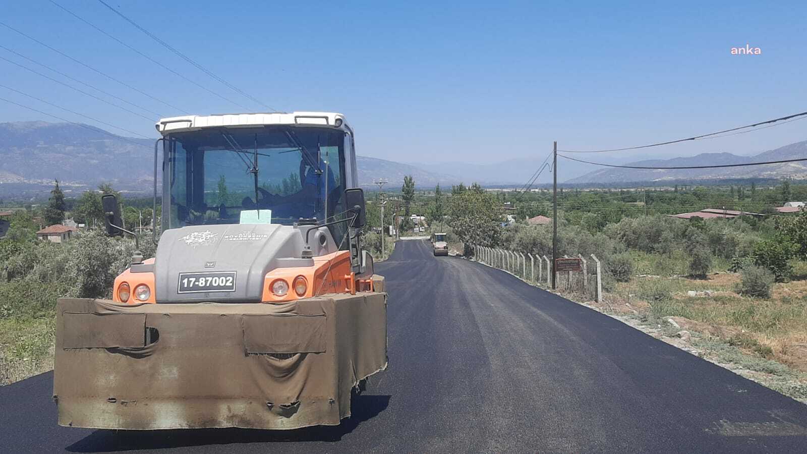 Aydın Büyükşehir Belediyesi'nden Bozdoğan'da asfalt çalışması