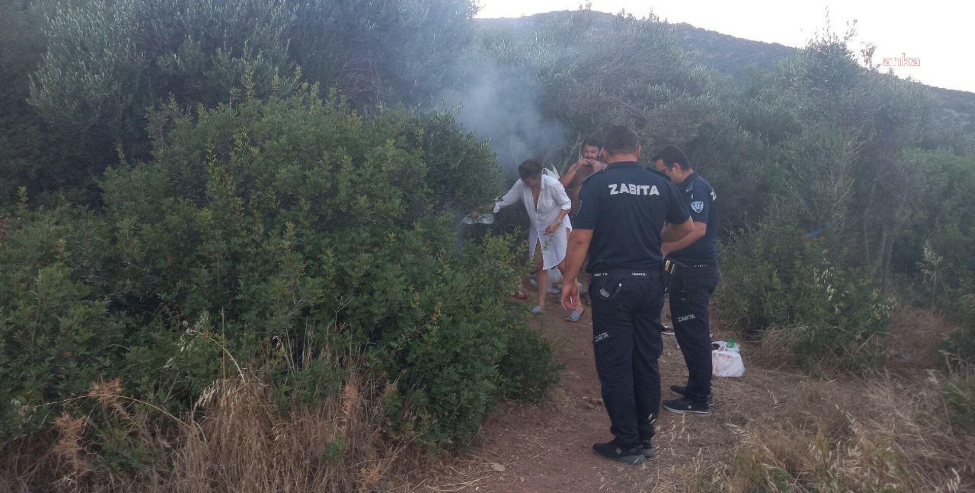 Bodrum Belediyesi ekiplerinden yangına yönelik önlem