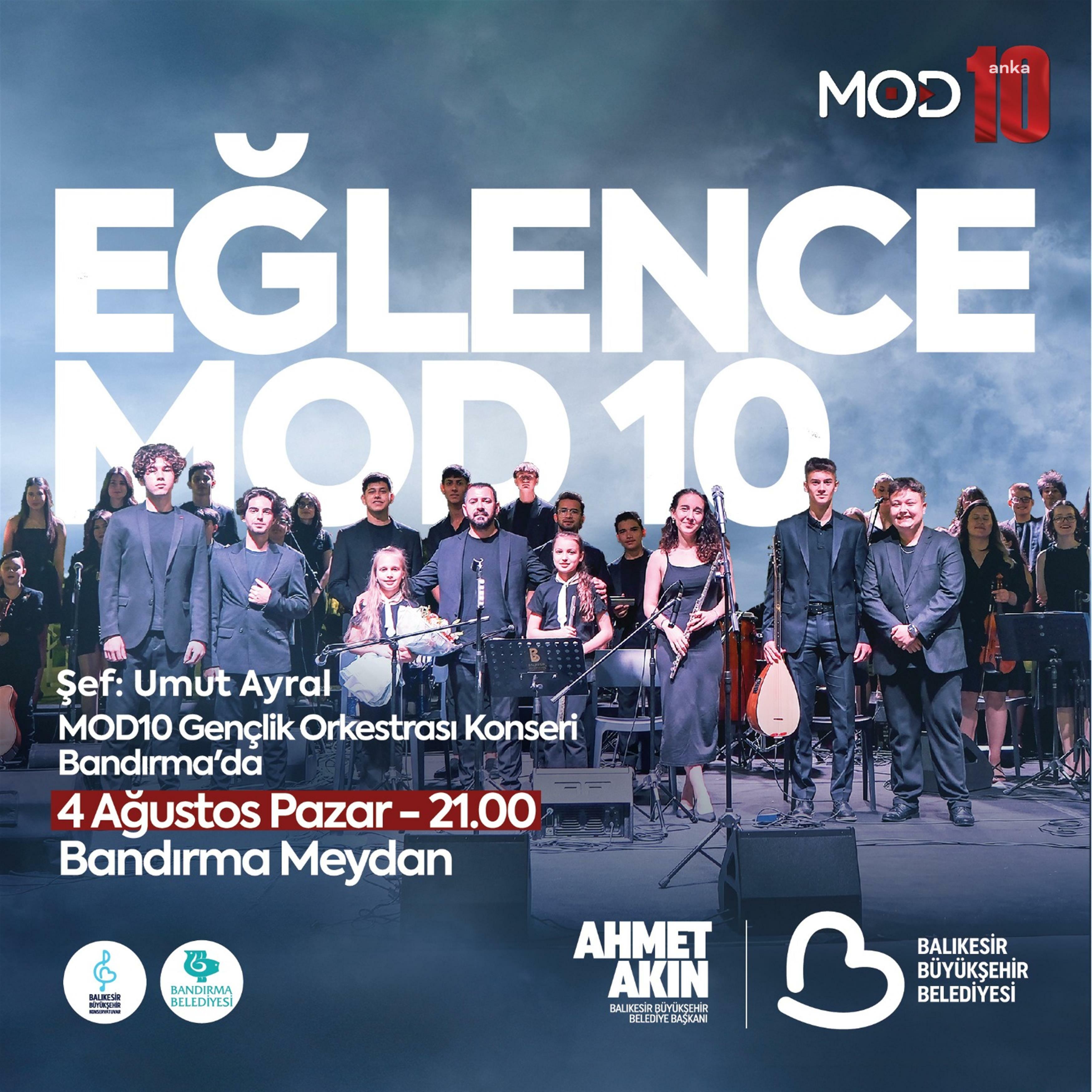 MOD10 Gençlik Orkestrası, turneye Bandırma’dan başlıyor