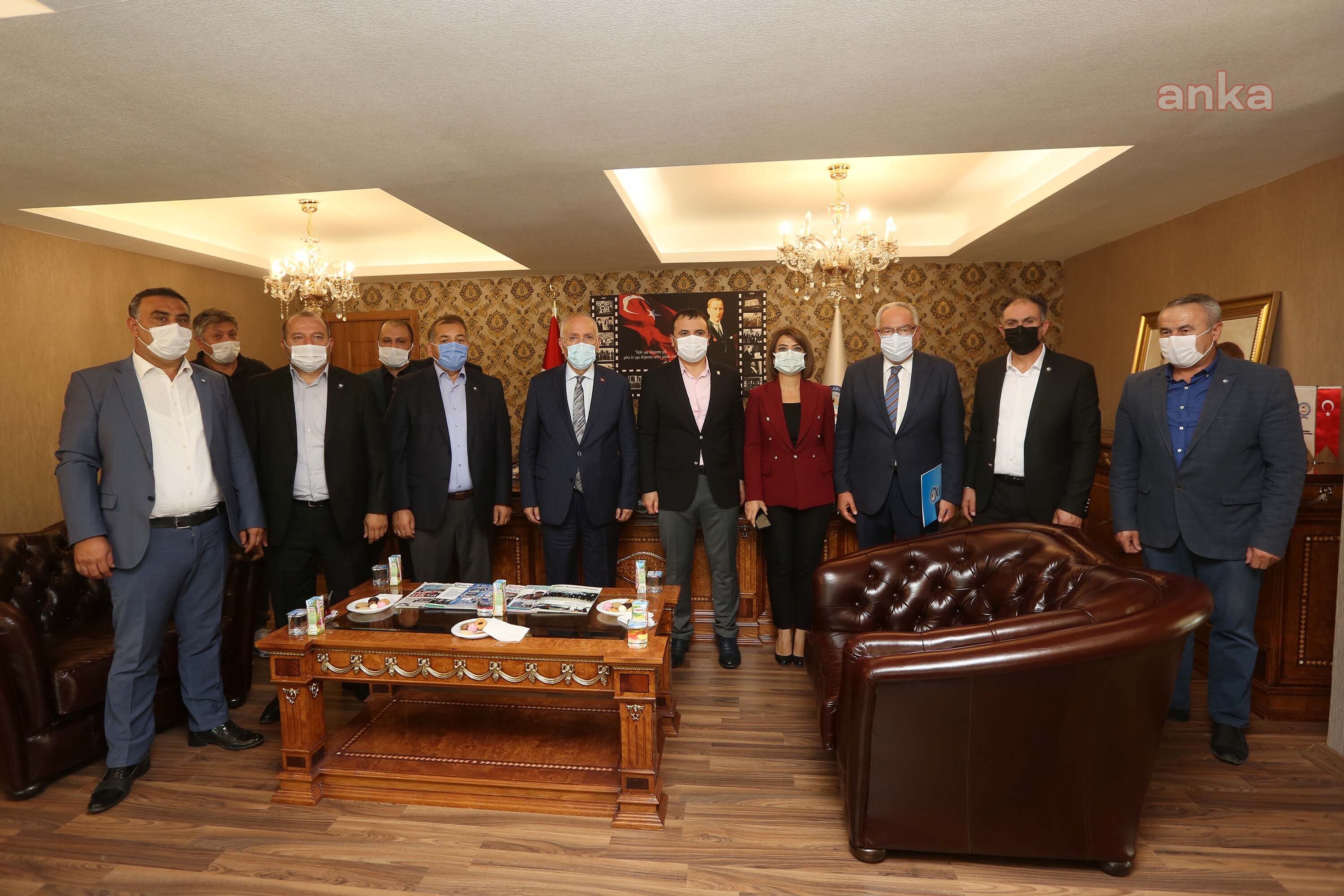YENİMAHALLE BELEDİYE BAŞKANI FETHİ YAŞAR'DAN OSTİM'E MORAL ZİYARETİ