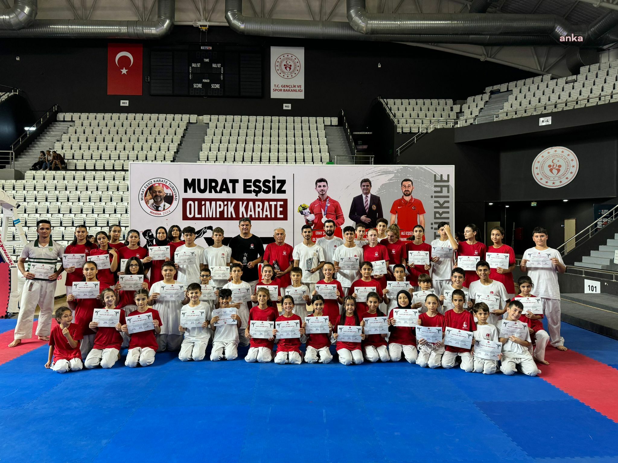 Manisa Büyükşehir Belediyespor Karate takımı, olimpik karate yaz kampına katıldı