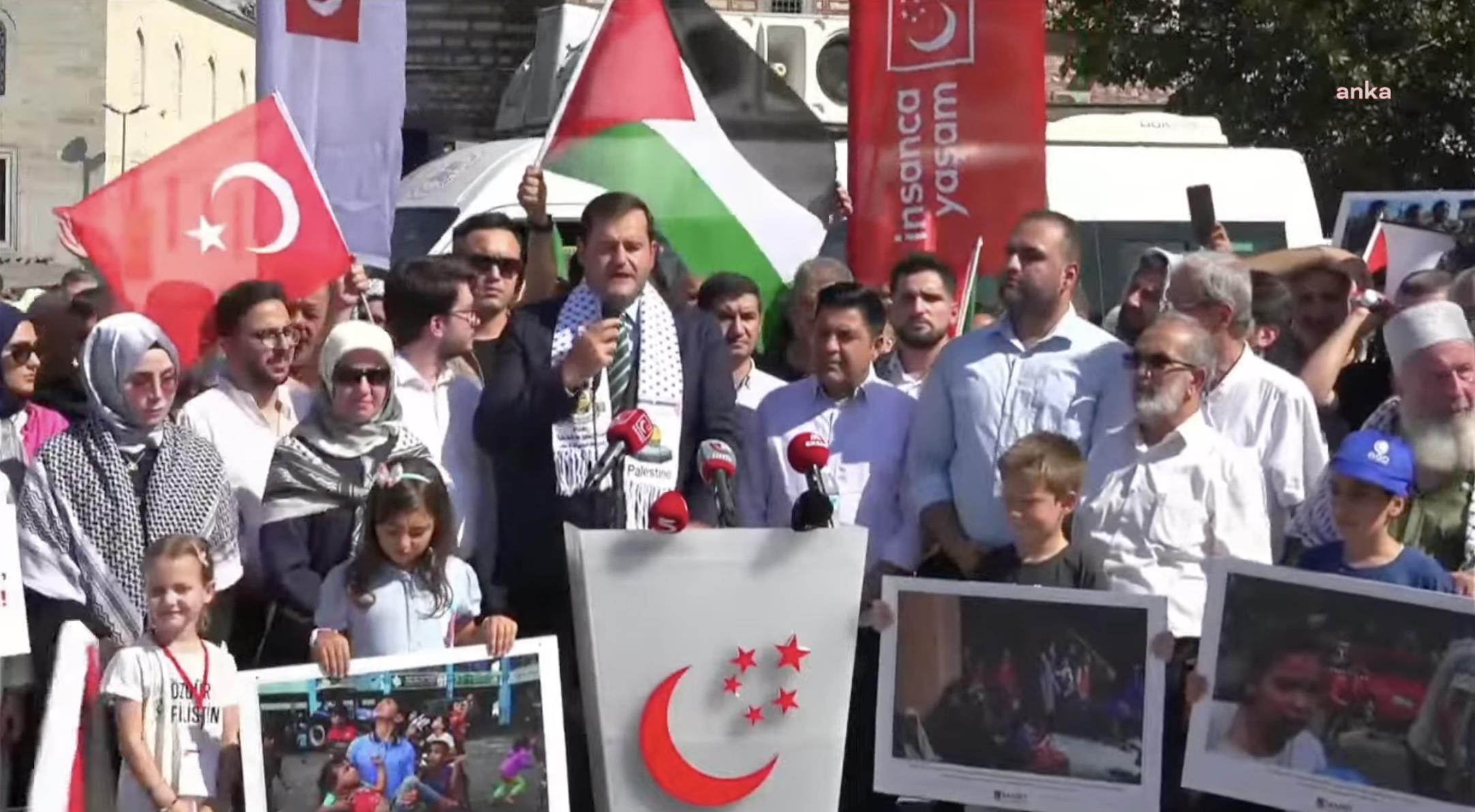 Saadet Partisi'nden, Haniye'nin öldürülmesi nedeniyle  İsrail'e protesto
