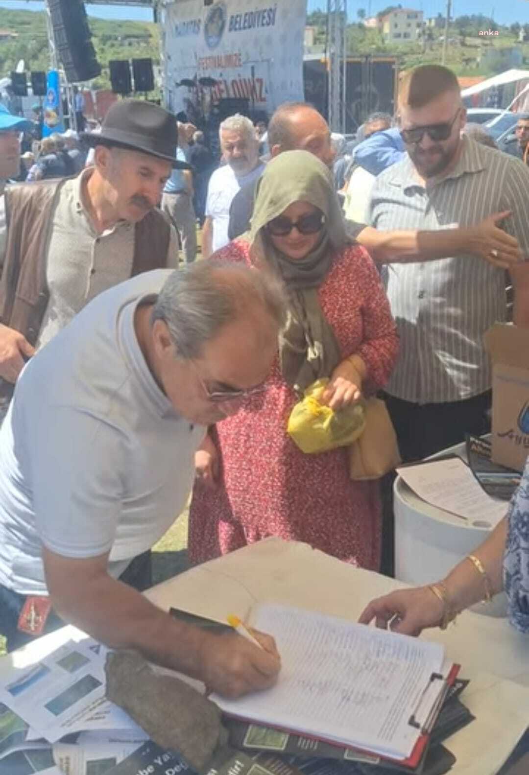Aybastı ve Korgan sakinleri, maden arama çalışmalarına karşı imza topladı, broşür dağıttı
