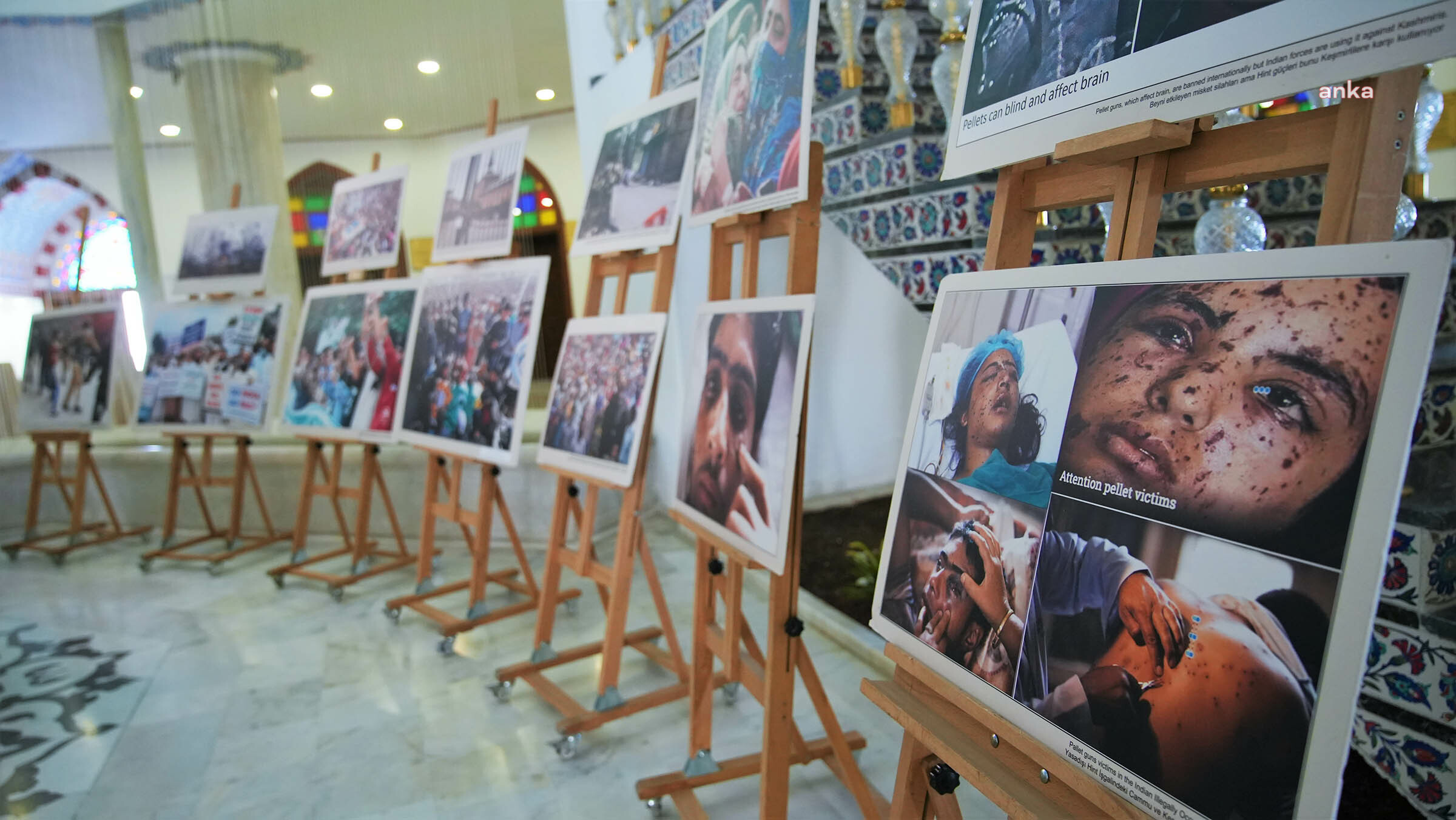 Keçiören’de “Keşmir Sömürü Günü” dolayısıyla fotoğraf sergisi açıldı